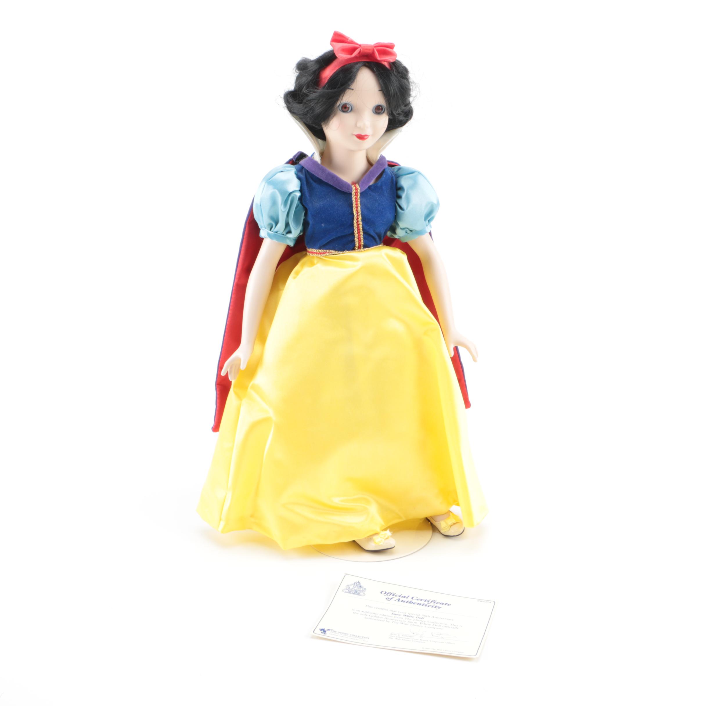 1987 The Disney Collection "Snow White" Golden Anniversary Doll