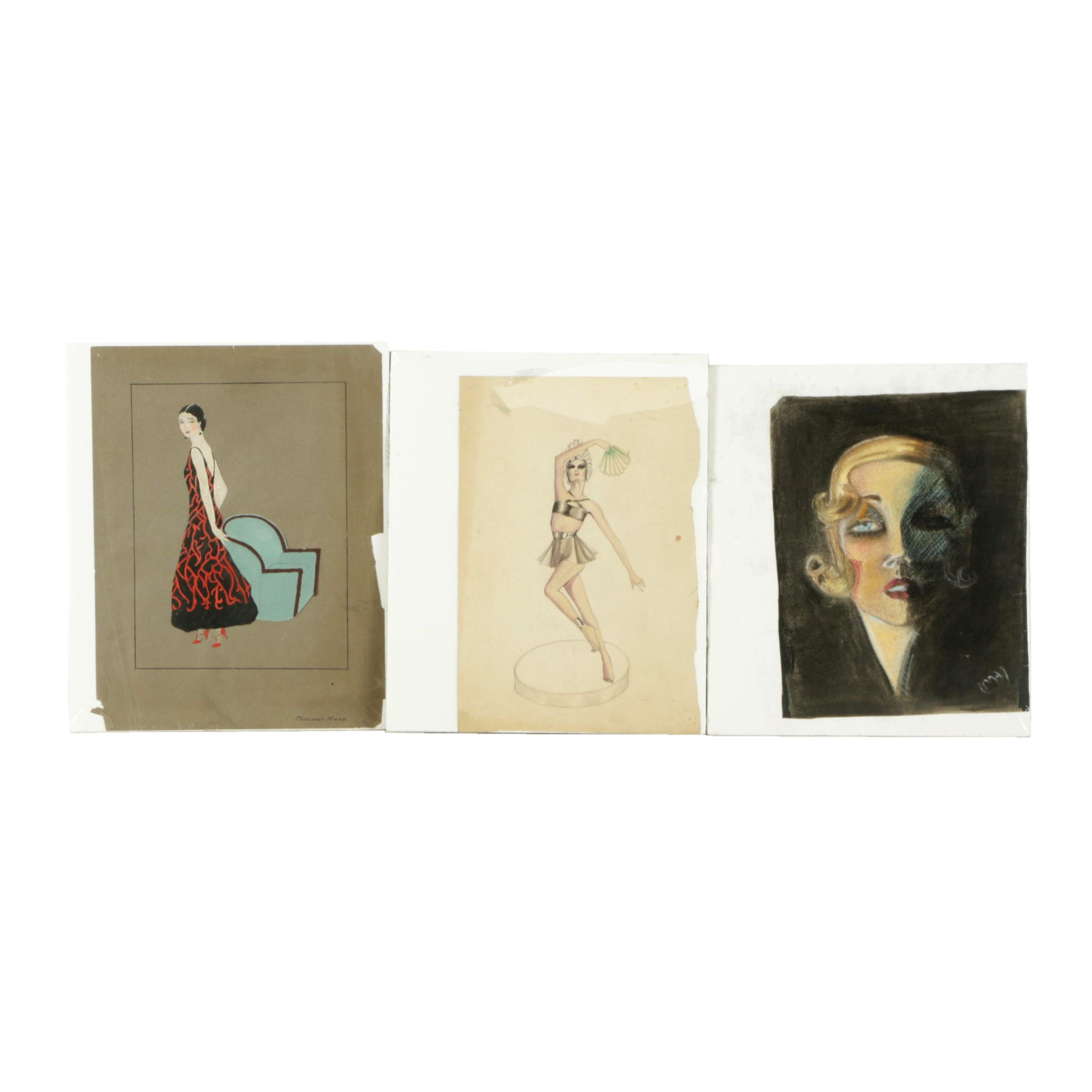 Margarette Hicks Illustrations of Women