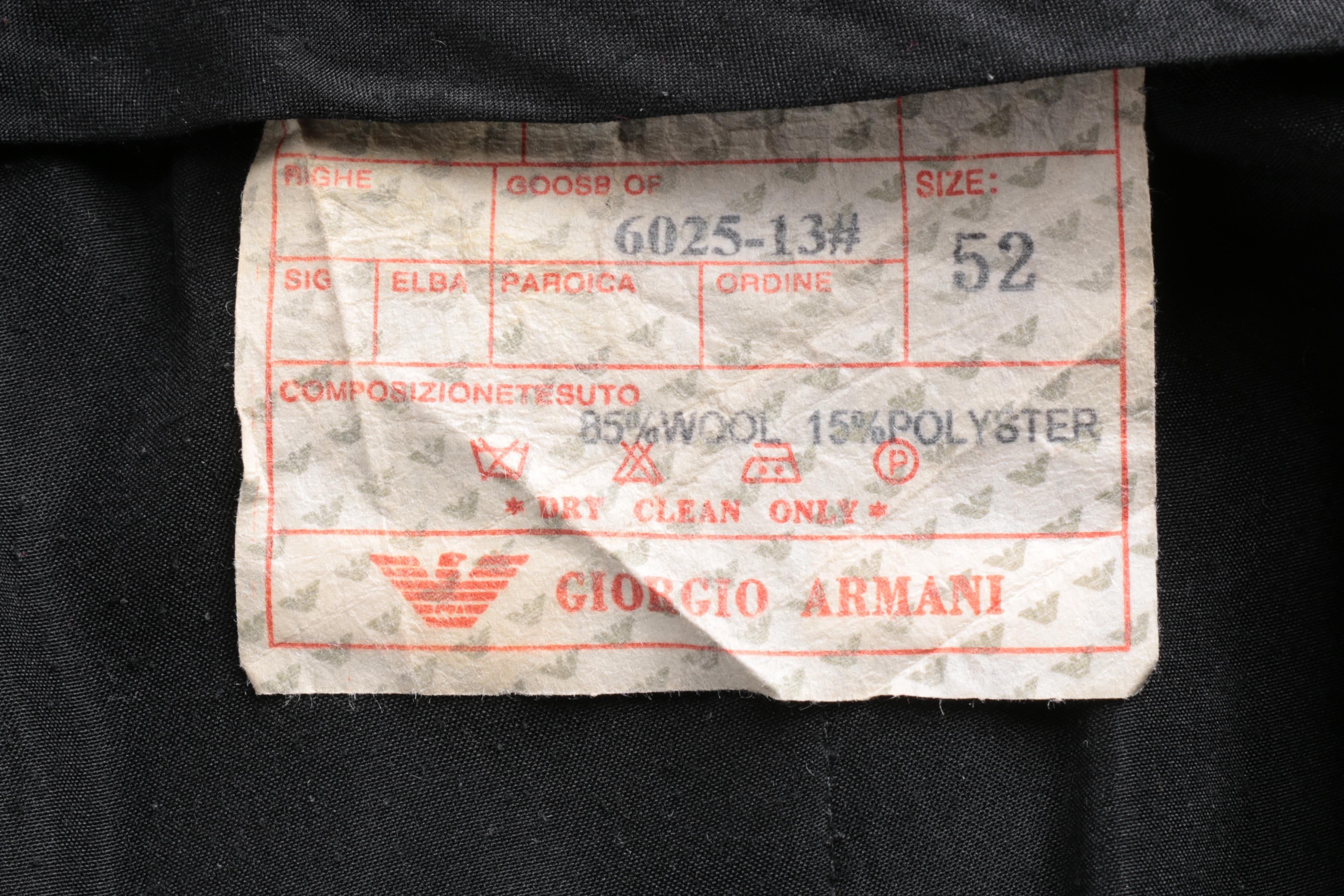 Men's Giorgio Armani Wool Blend Pinstripe Suit