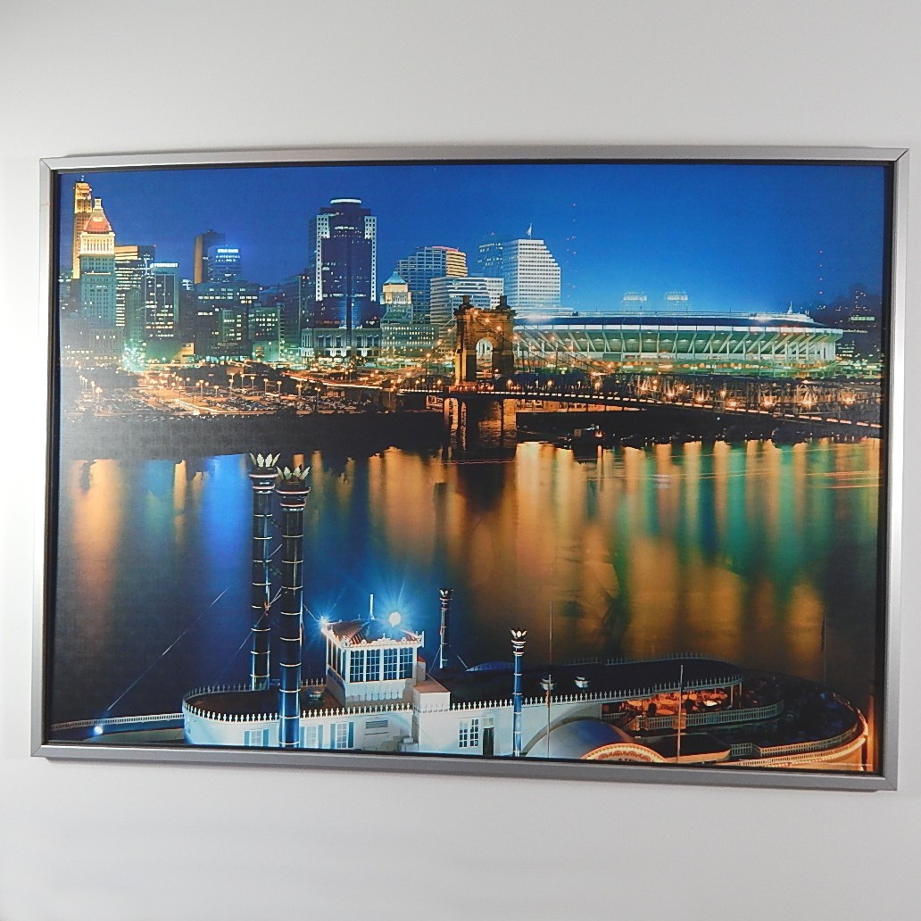 IKEA Print on Board of Cincinnati Riverfront
