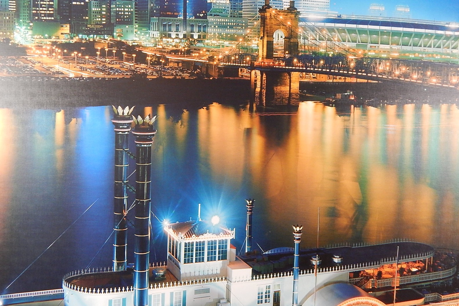 IKEA Print on Board of Cincinnati Riverfront
