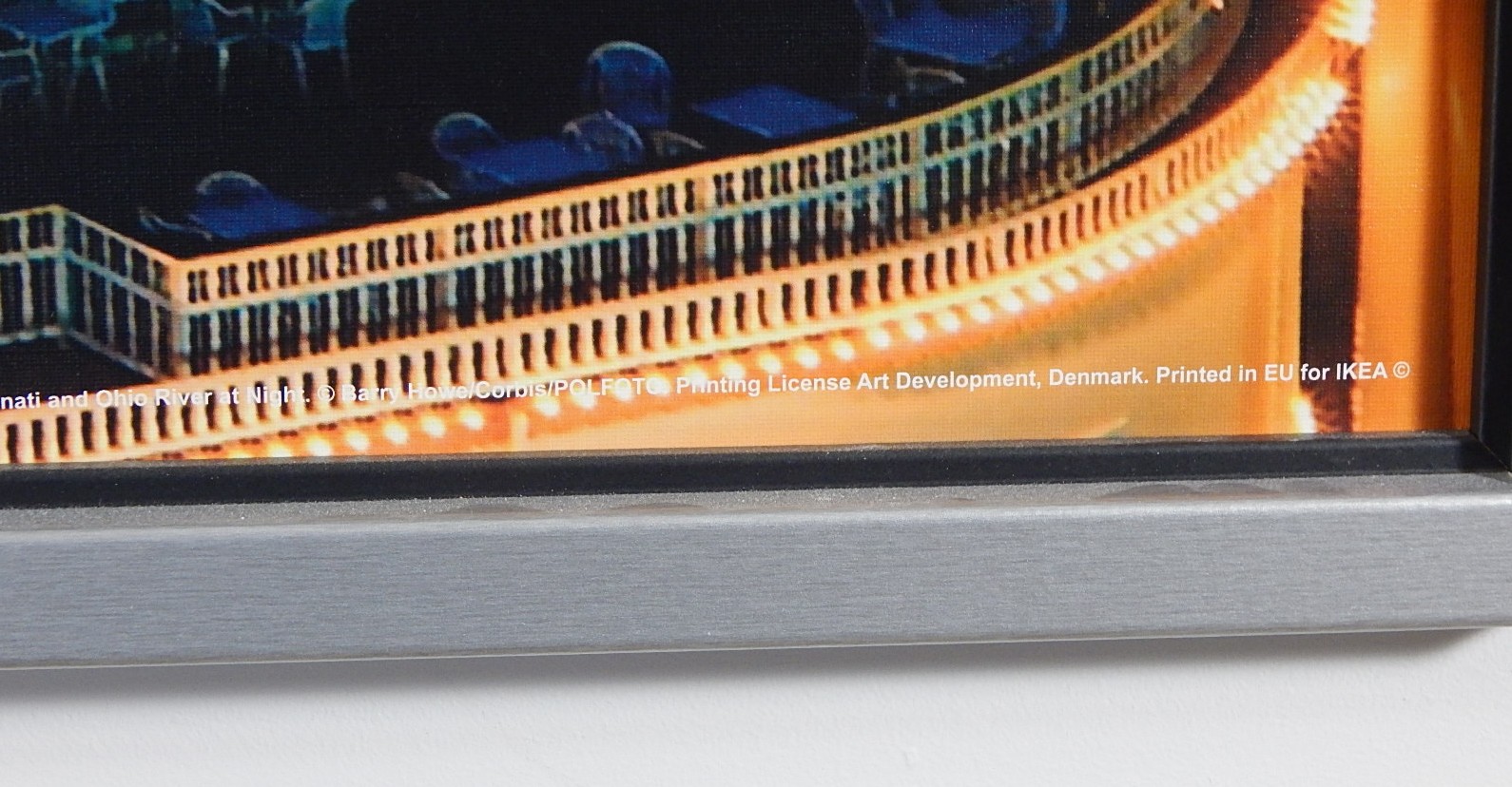 IKEA Print on Board of Cincinnati Riverfront