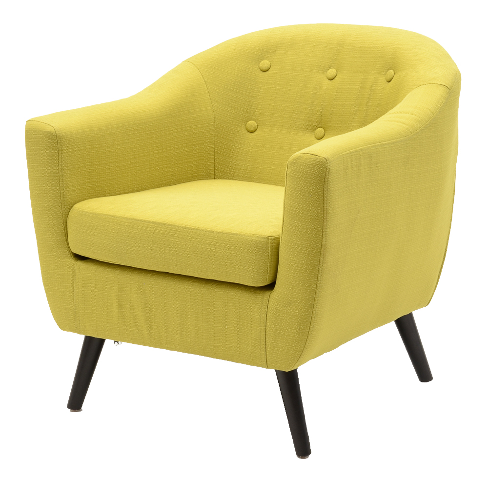 Pair of Modway Armchairs in Bright Green