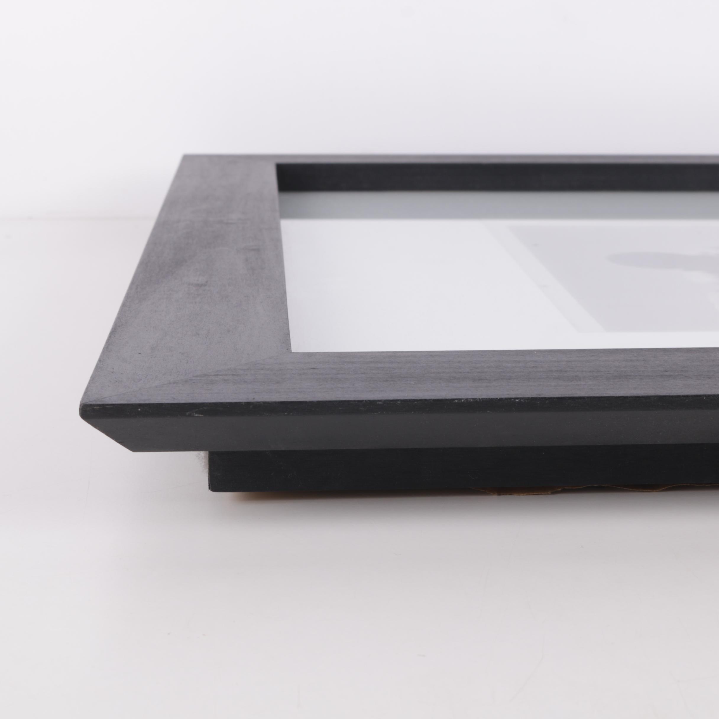 John Patrick Salisbury Black and White Photograph of Man in Water