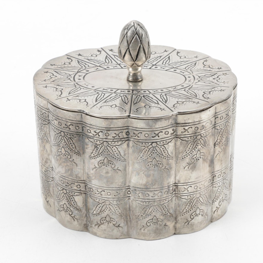 Silver Plate Trinket Box