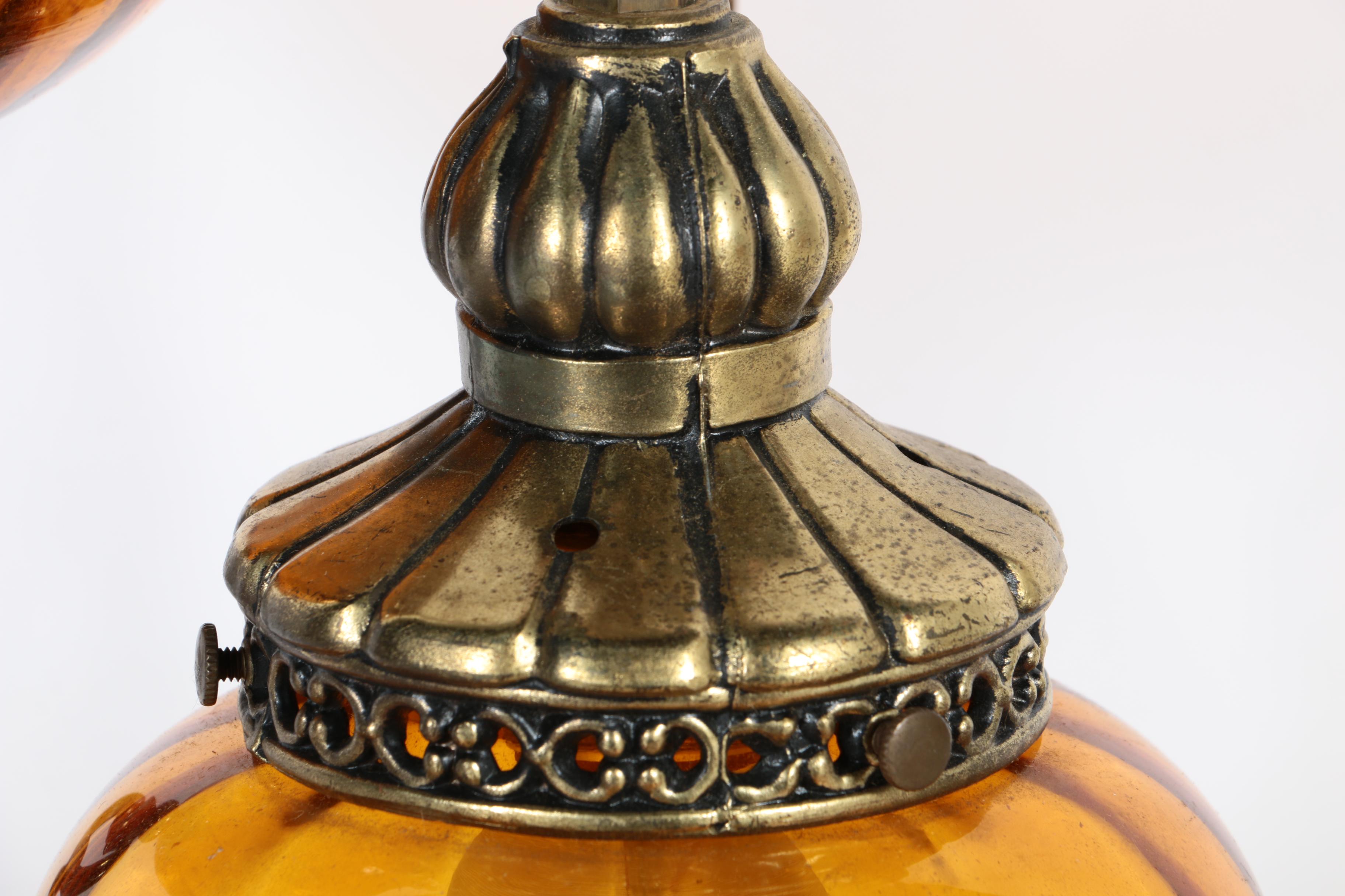 Vintage Three-Pendant Hanging Light Fixture