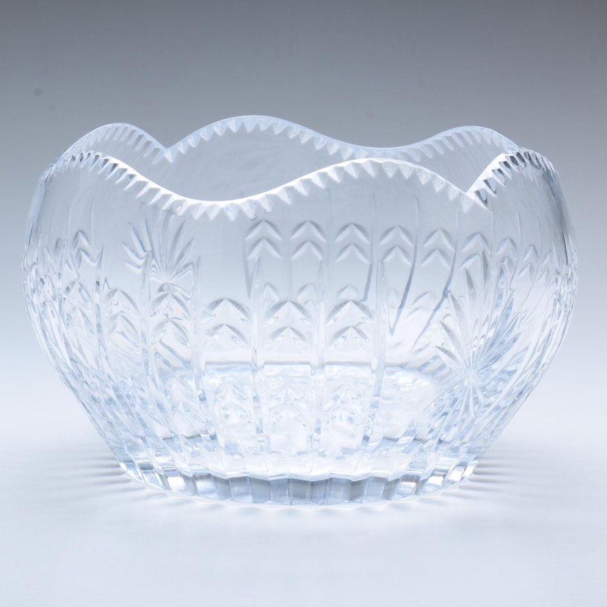 Igor Carl Faberge "Empress Crown" Crystal Bowl