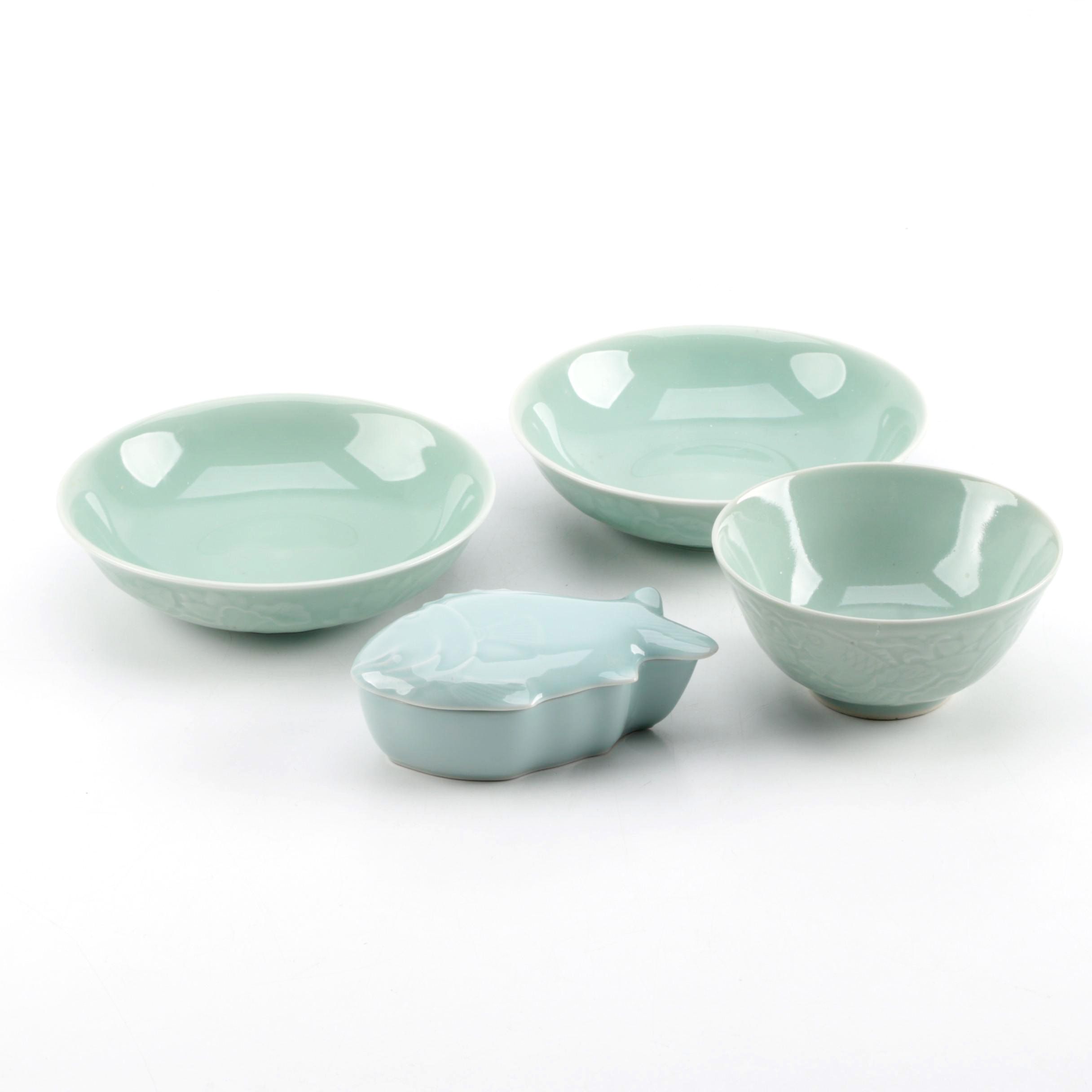 Celadon Glaze Ceramic Tableware