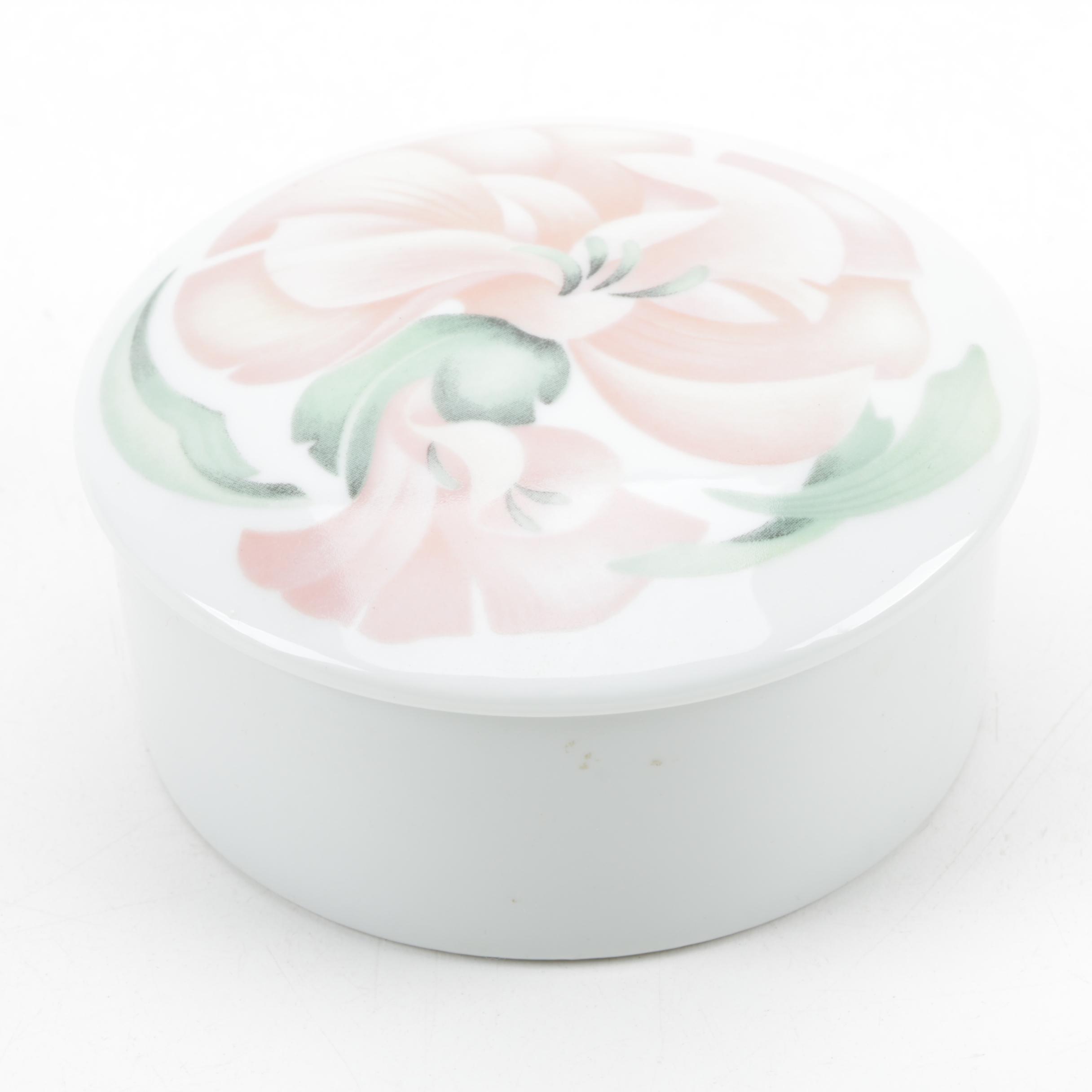 Vintage Hand Painted Limoges Trinket Box