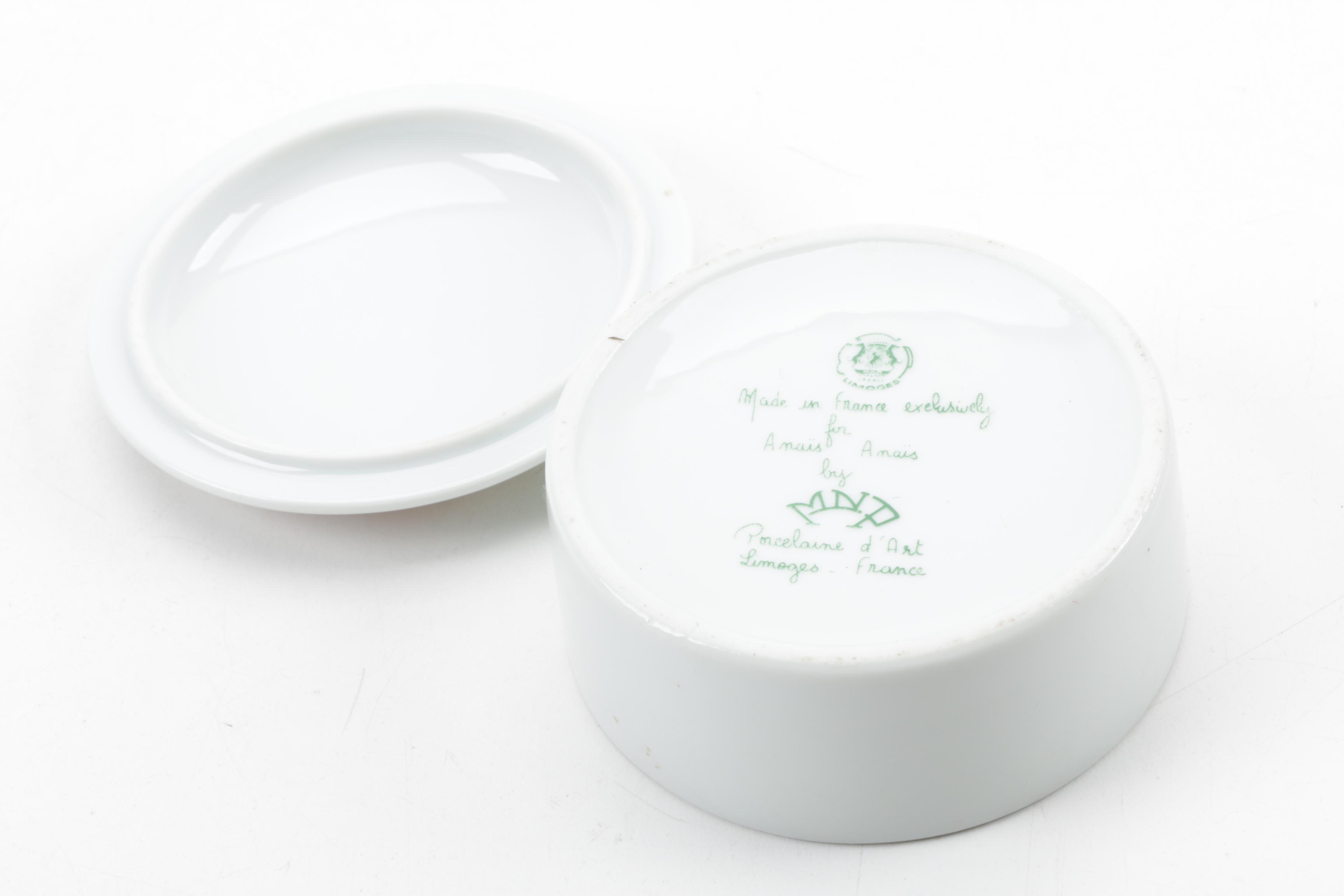 Vintage Hand Painted Limoges Trinket Box