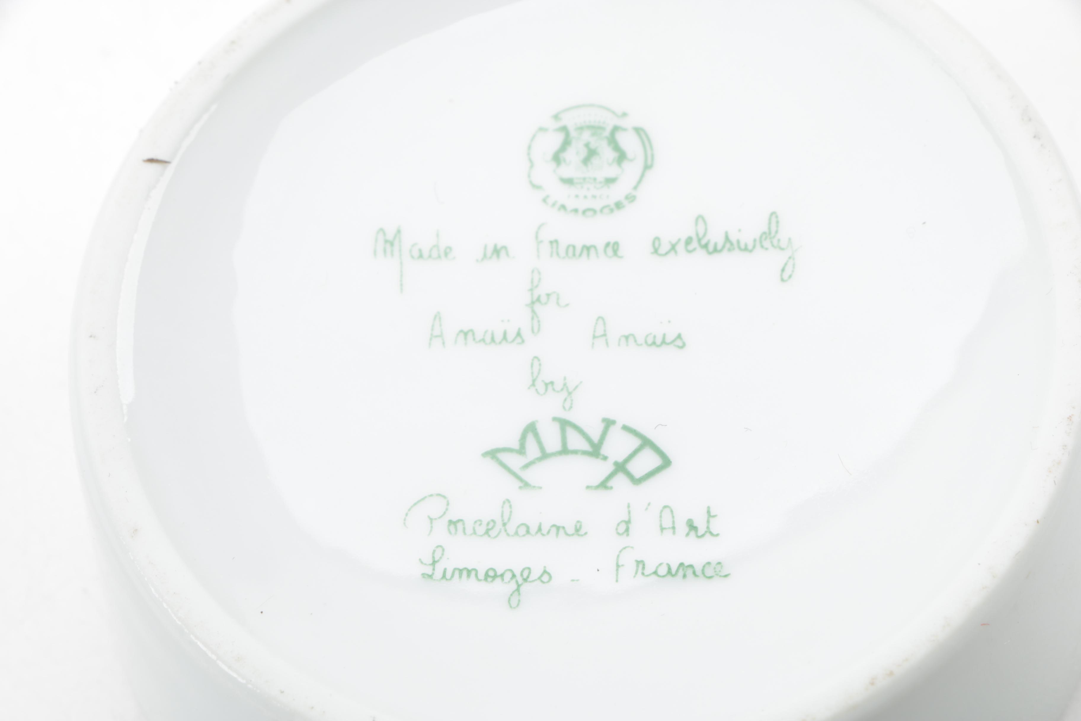 Vintage Hand Painted Limoges Trinket Box