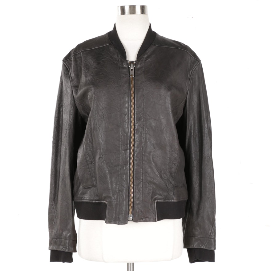 Women's Helmut Lang Lambskin Leather Jacket