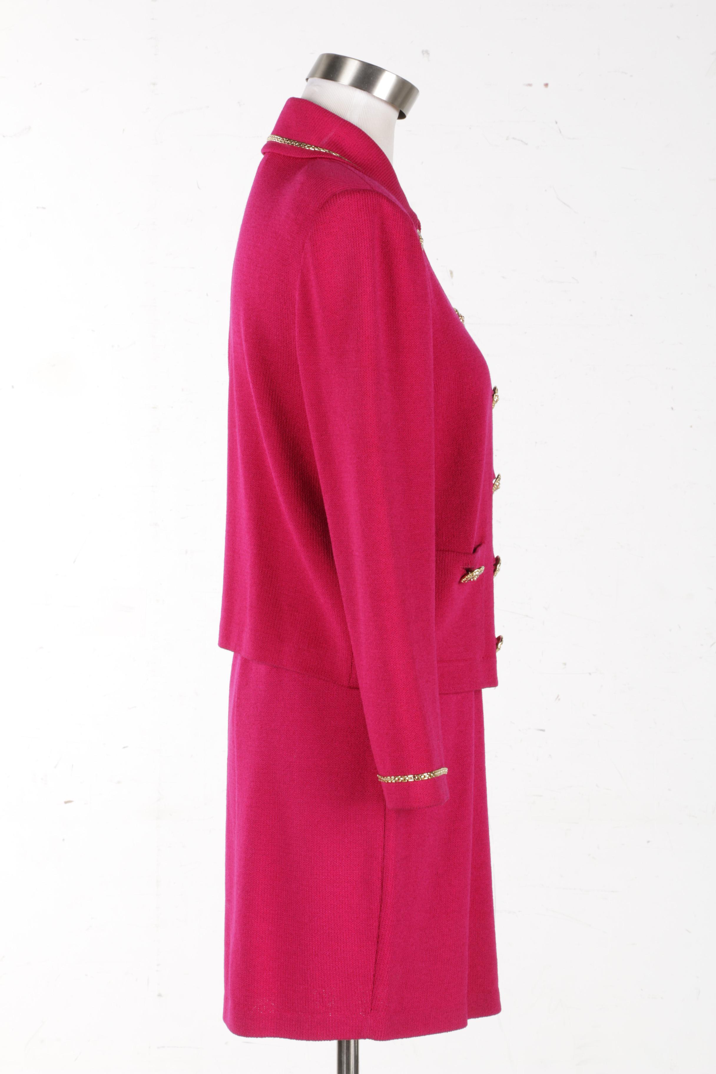 St John Collection Knit Skirt Suit