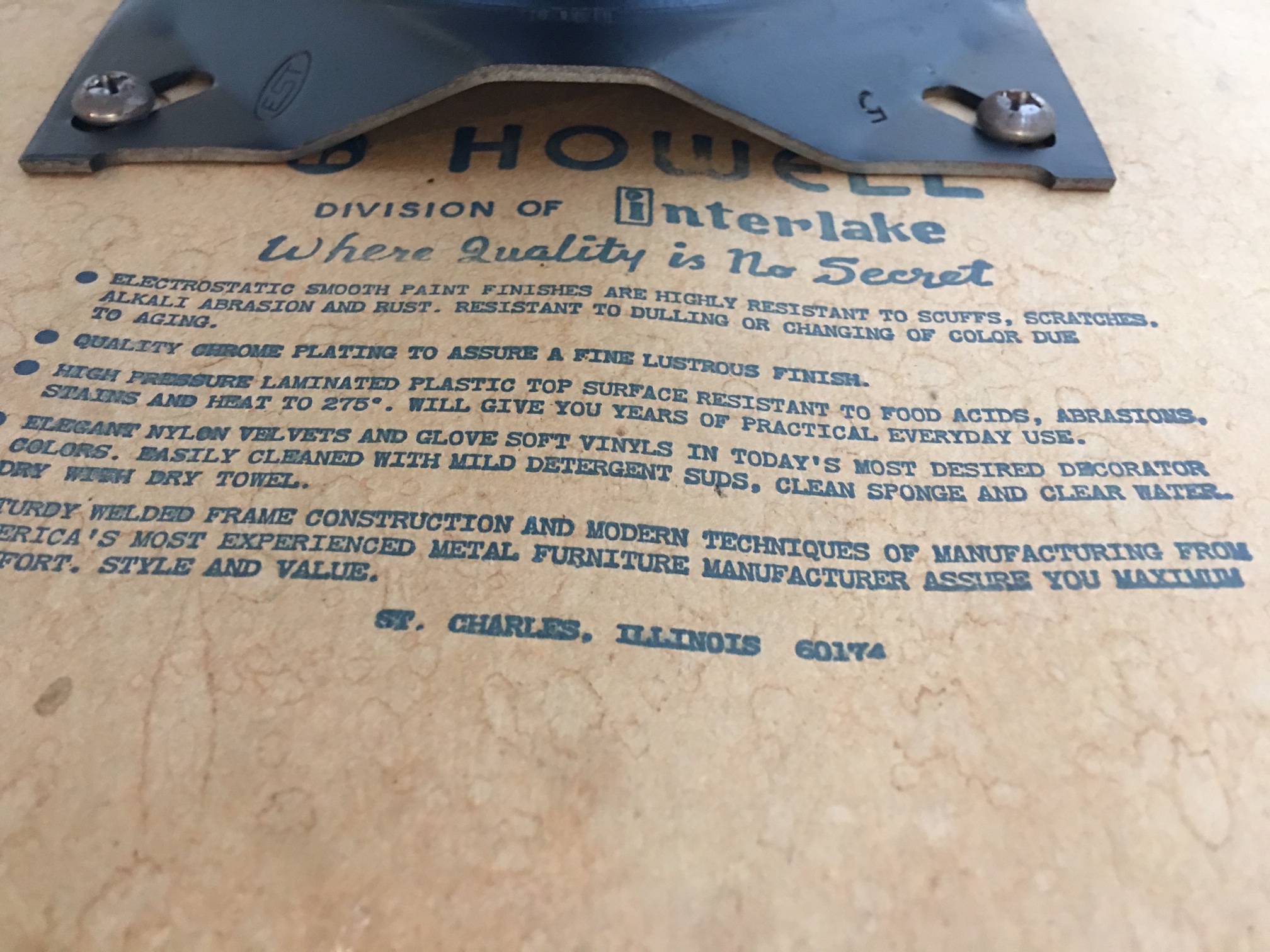 Mid Century Modern Howell Dining Table and Chairs