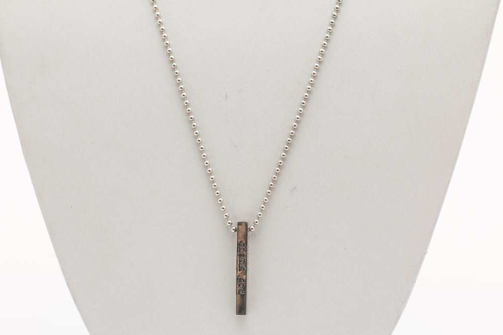 Sterling Silver Religious Themed Bracelet and Necklace