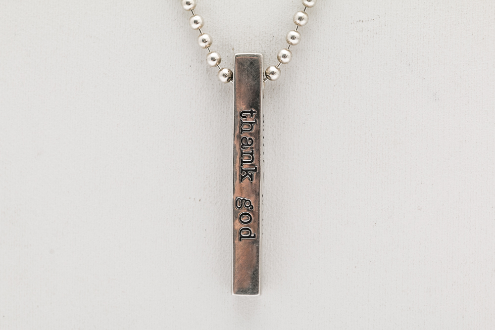 Sterling Silver Religious Themed Bracelet and Necklace