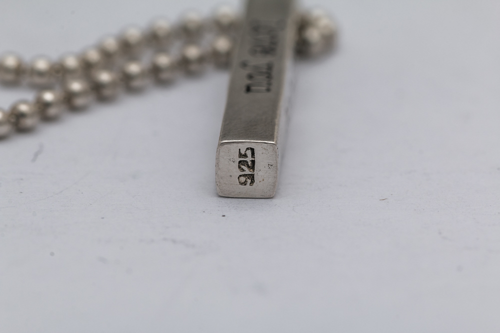 Sterling Silver Religious Themed Bracelet and Necklace