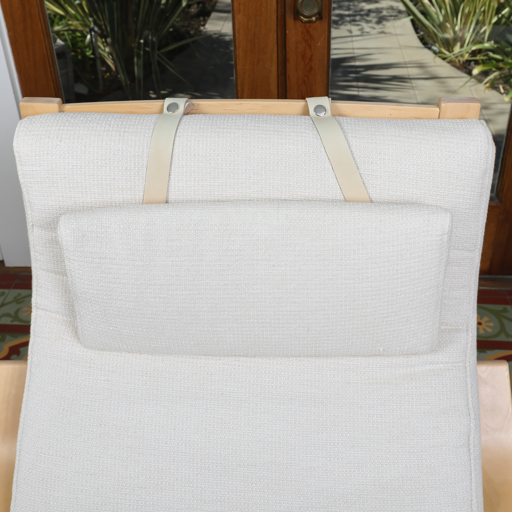 Bentwood Lounge Chair and Ottoman by IKEA