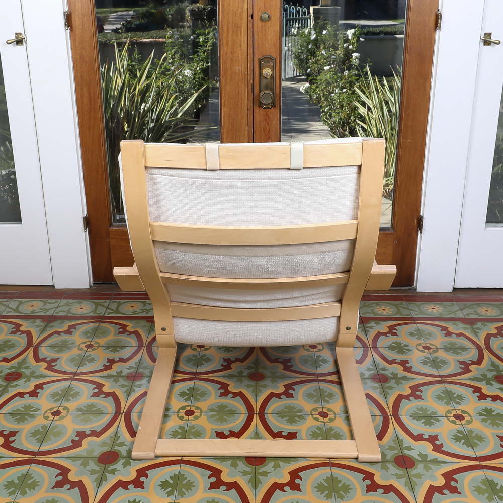 Bentwood Lounge Chair and Ottoman by IKEA