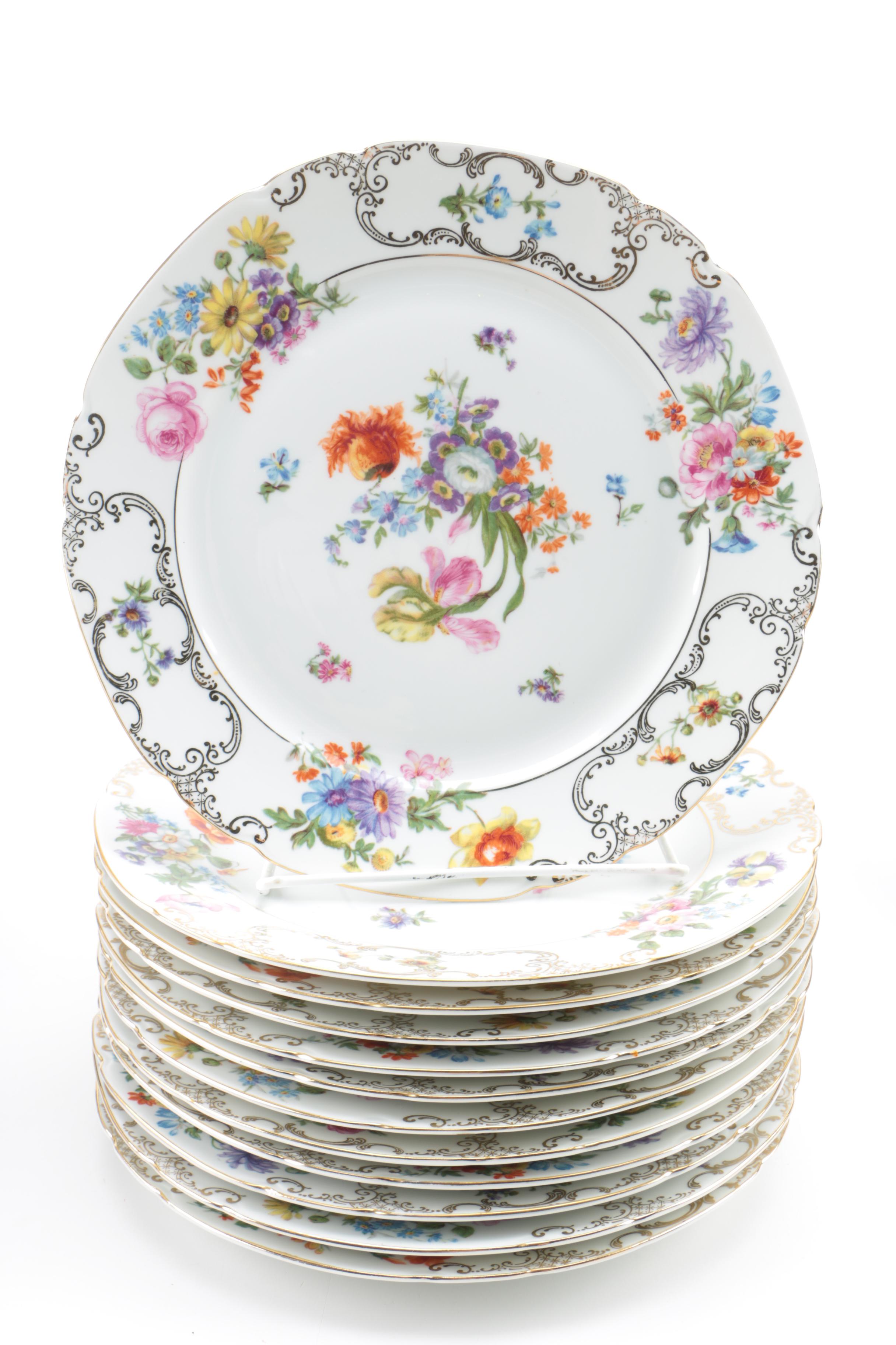 Victoria Czechoslovakia Porcelain Dinnerware