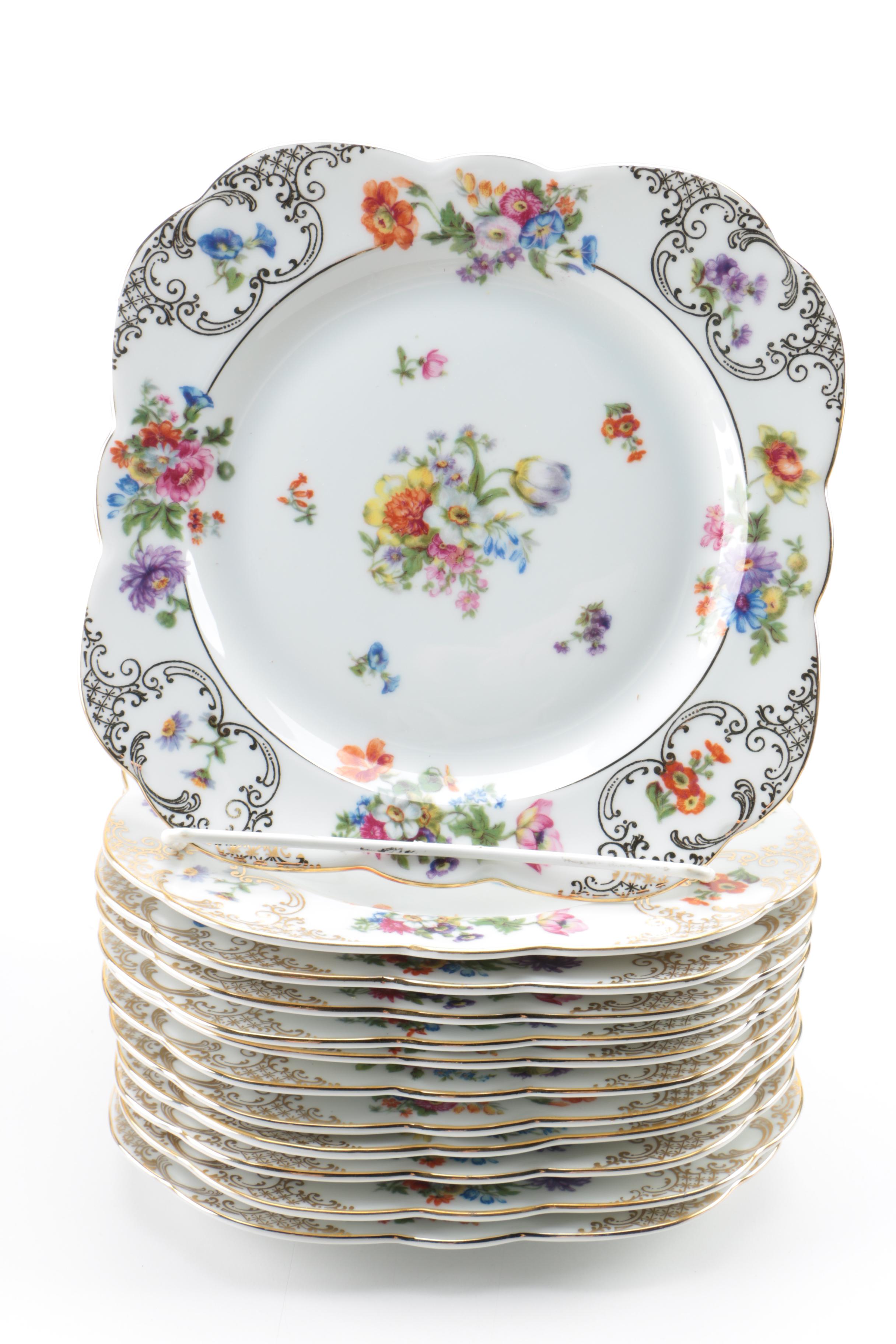 Victoria Czechoslovakia Porcelain Dinnerware