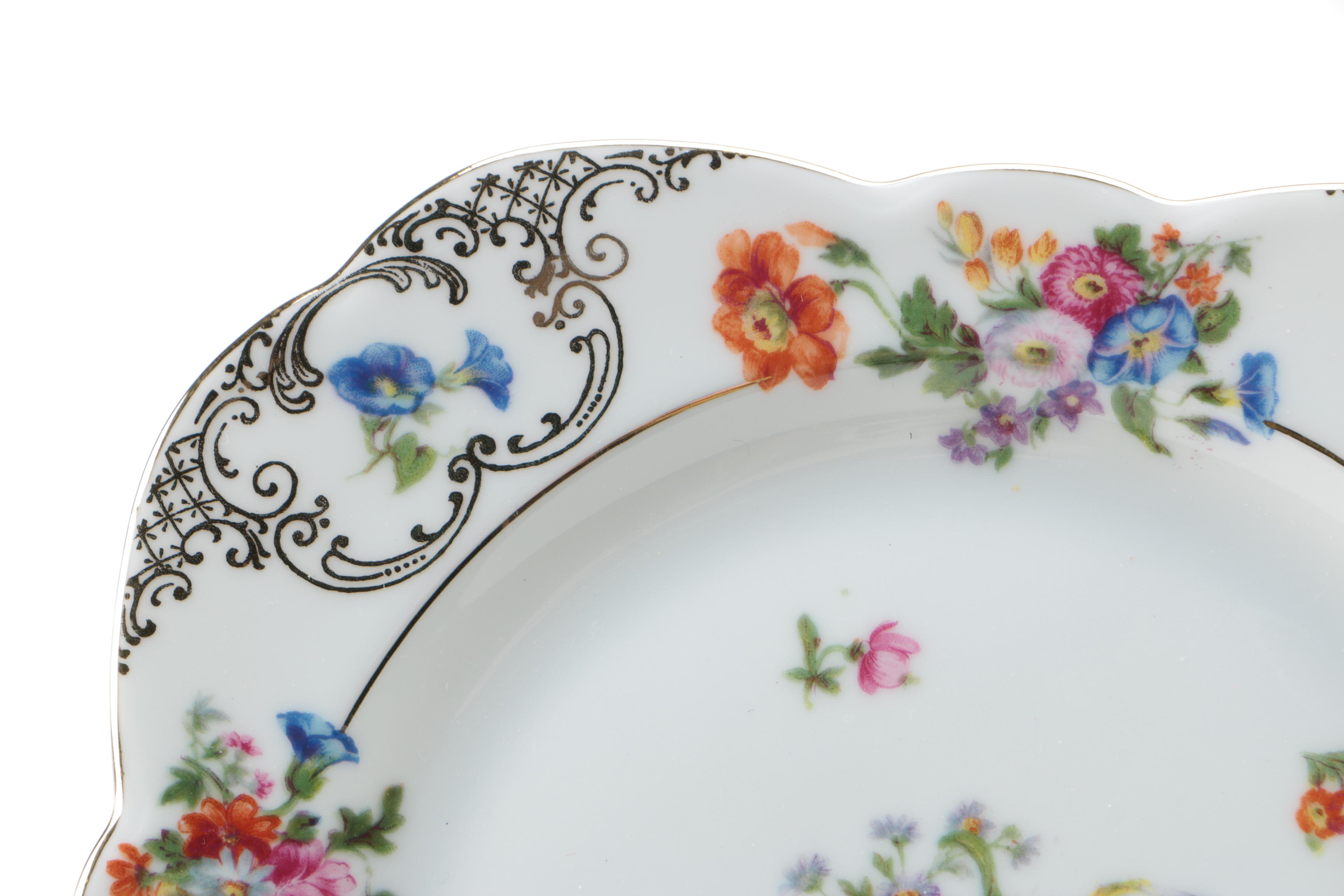 Victoria Czechoslovakia Porcelain Dinnerware