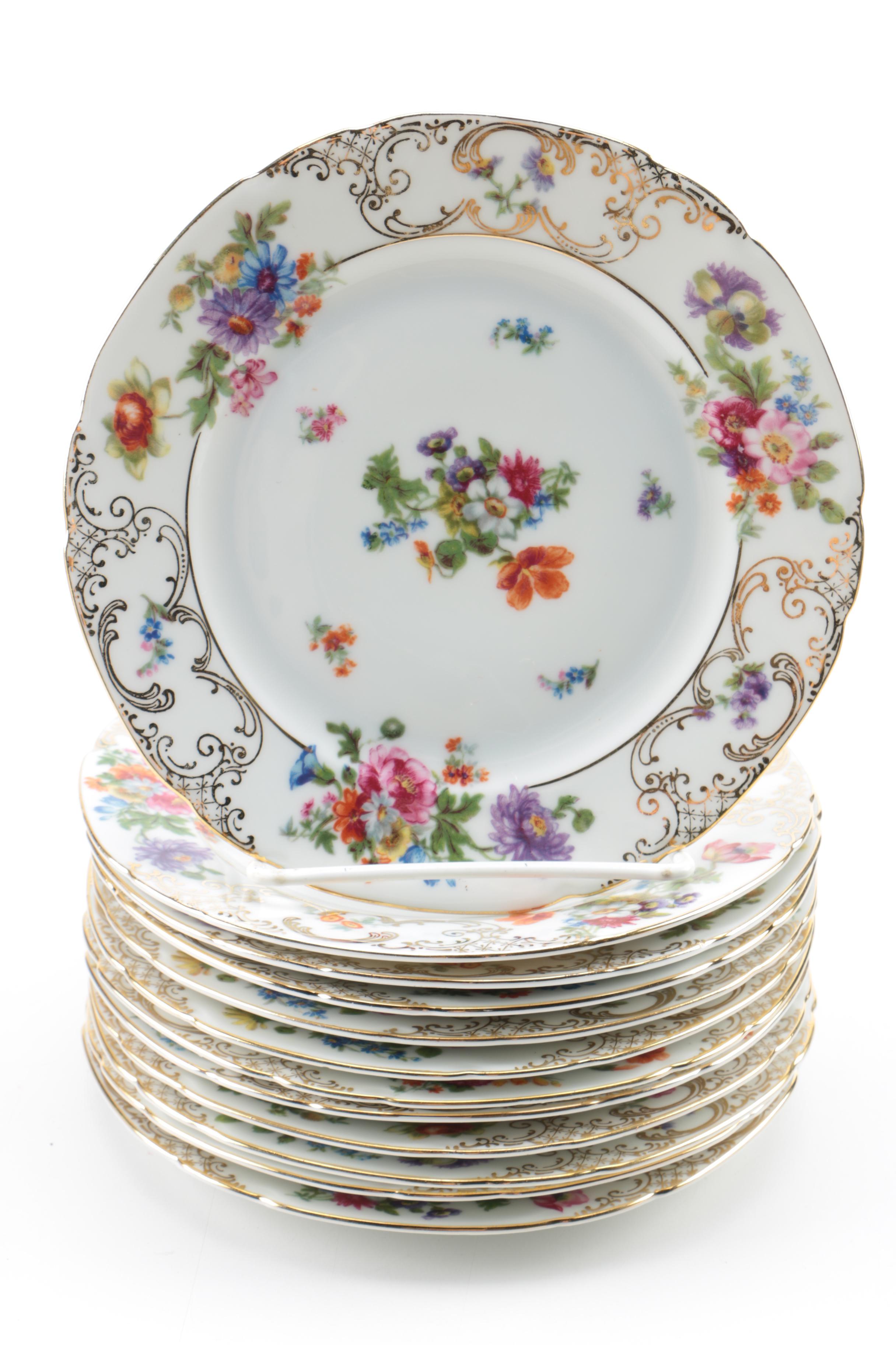 Victoria Czechoslovakia Porcelain Dinnerware