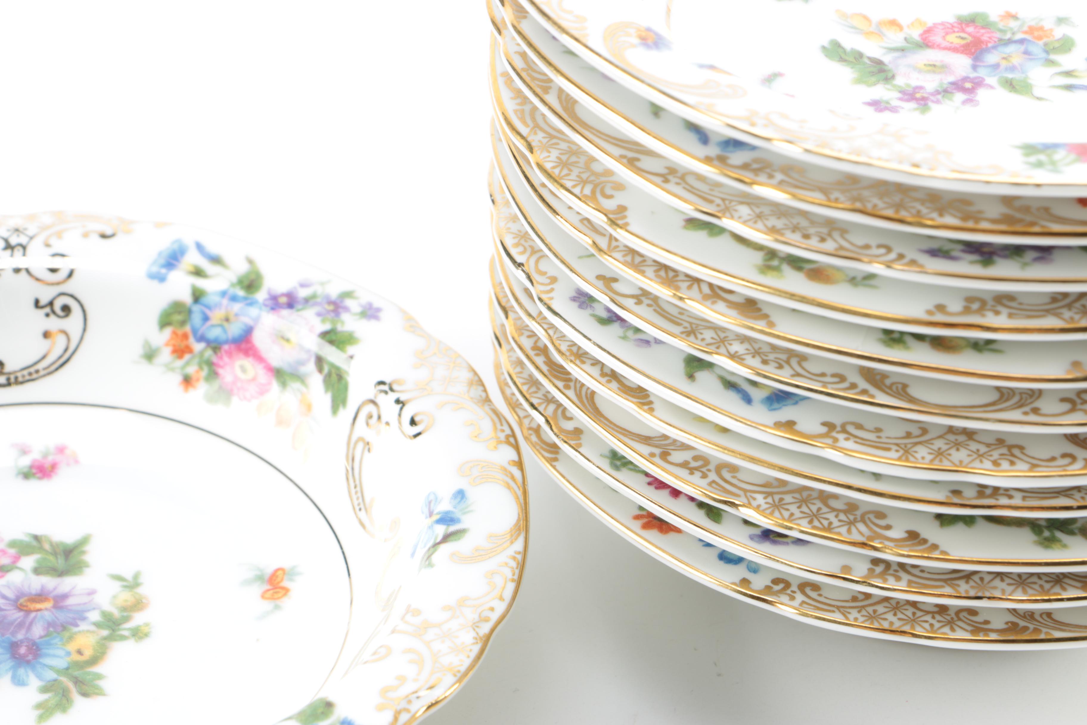 Victoria Czechoslovakia Porcelain Dinnerware