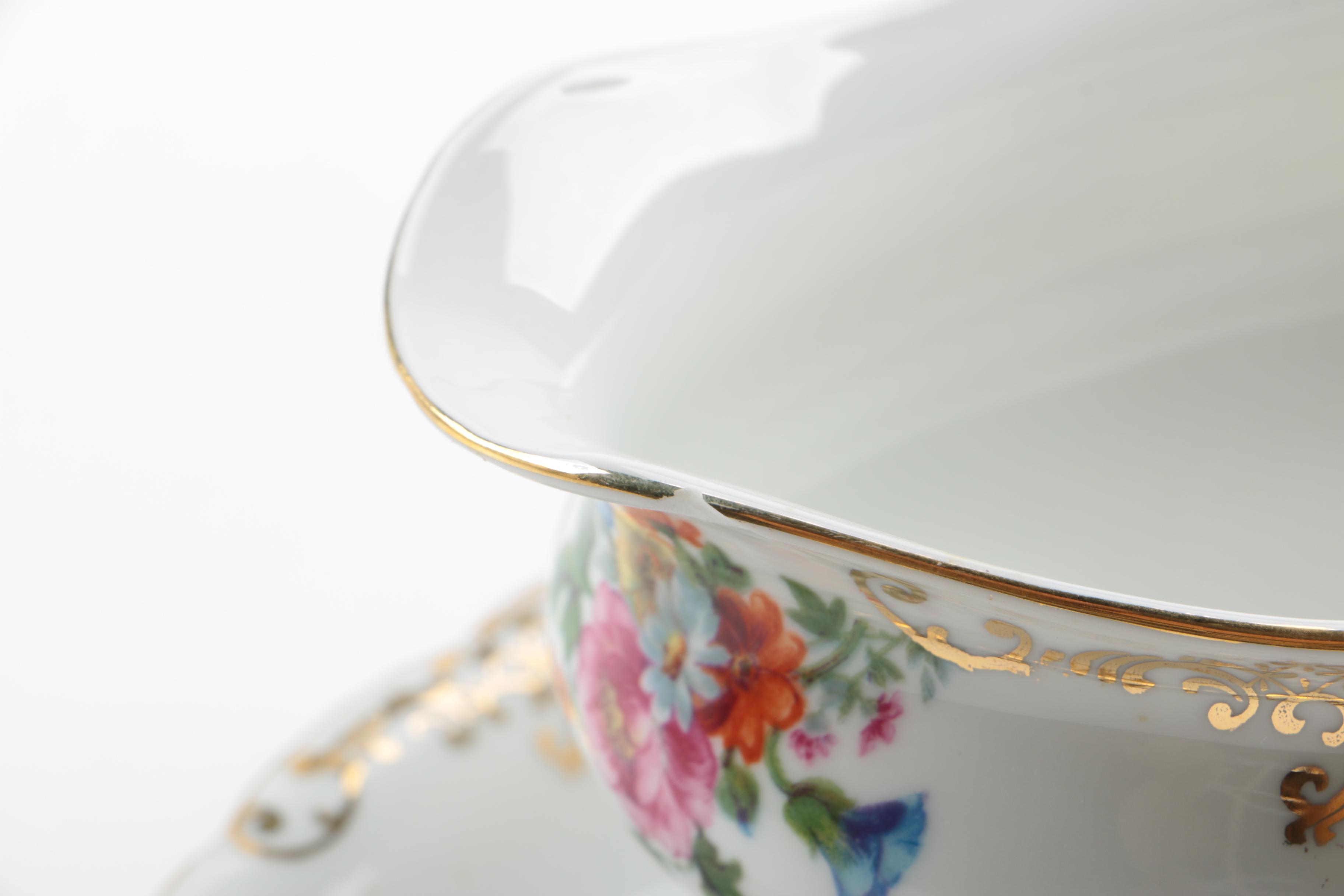 Victoria Czechoslovakia Porcelain Dinnerware