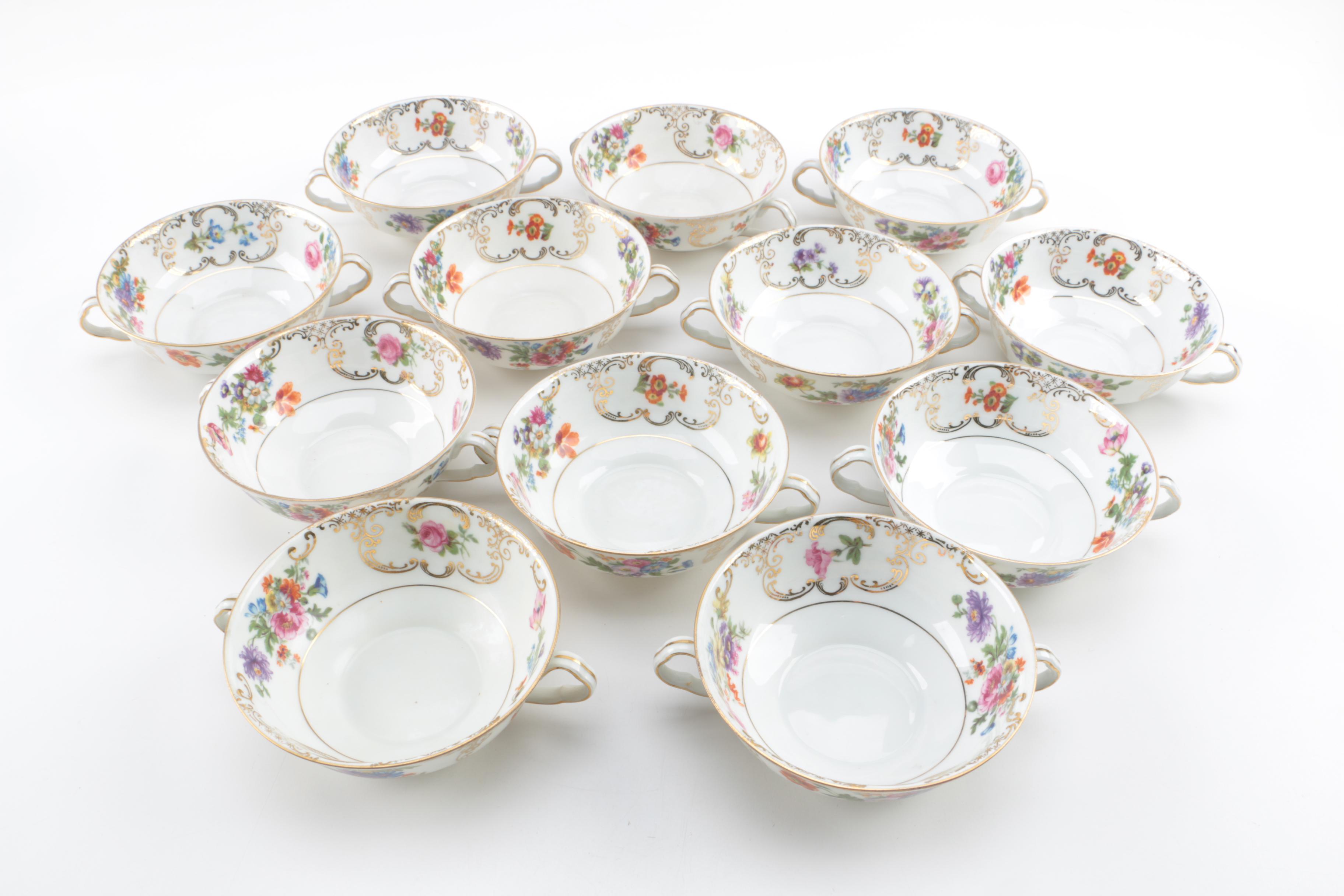 Victoria Czechoslovakia Porcelain Dinnerware