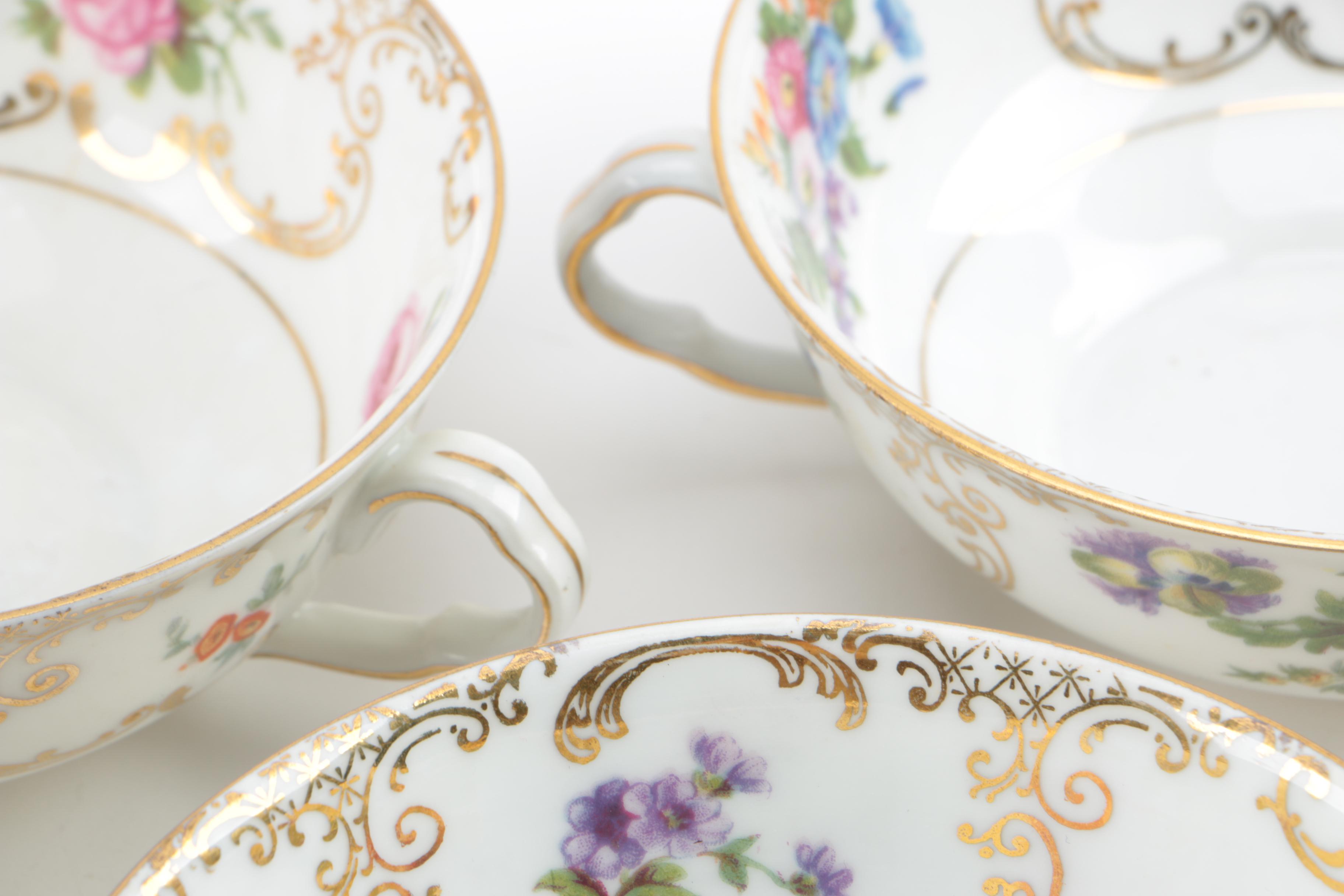 Victoria Czechoslovakia Porcelain Dinnerware