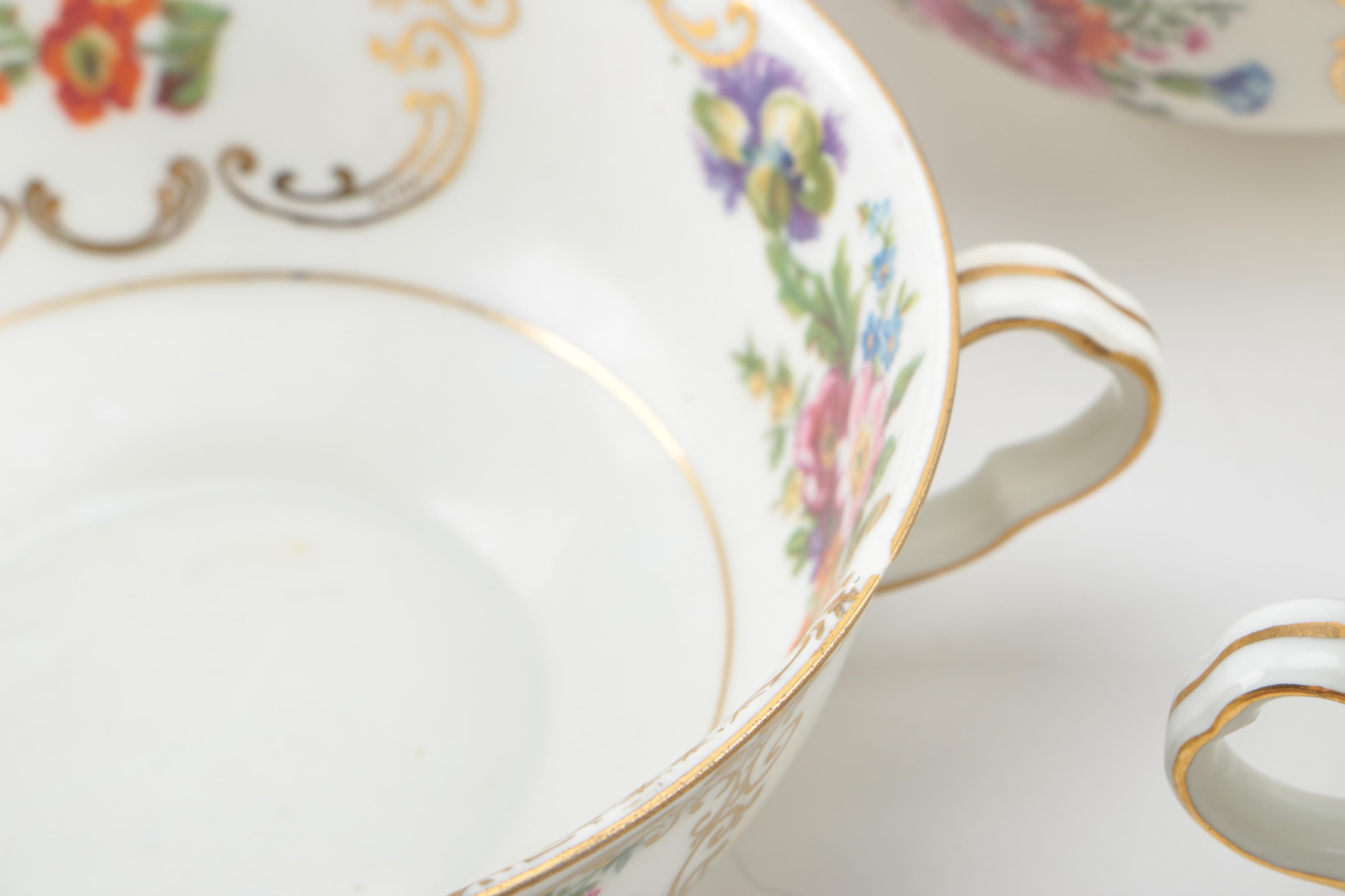 Victoria Czechoslovakia Porcelain Dinnerware