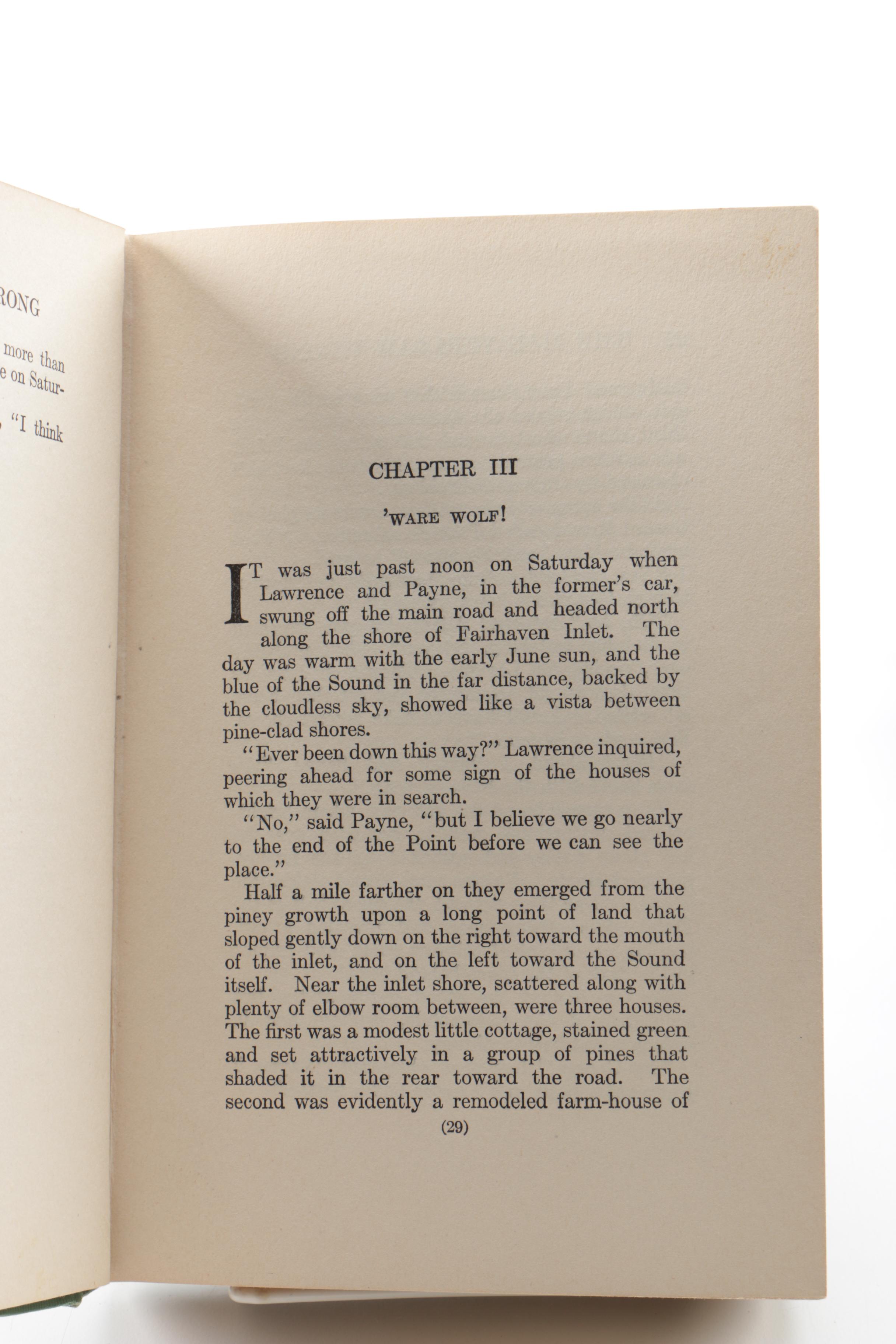 Vintage Fiction Novels