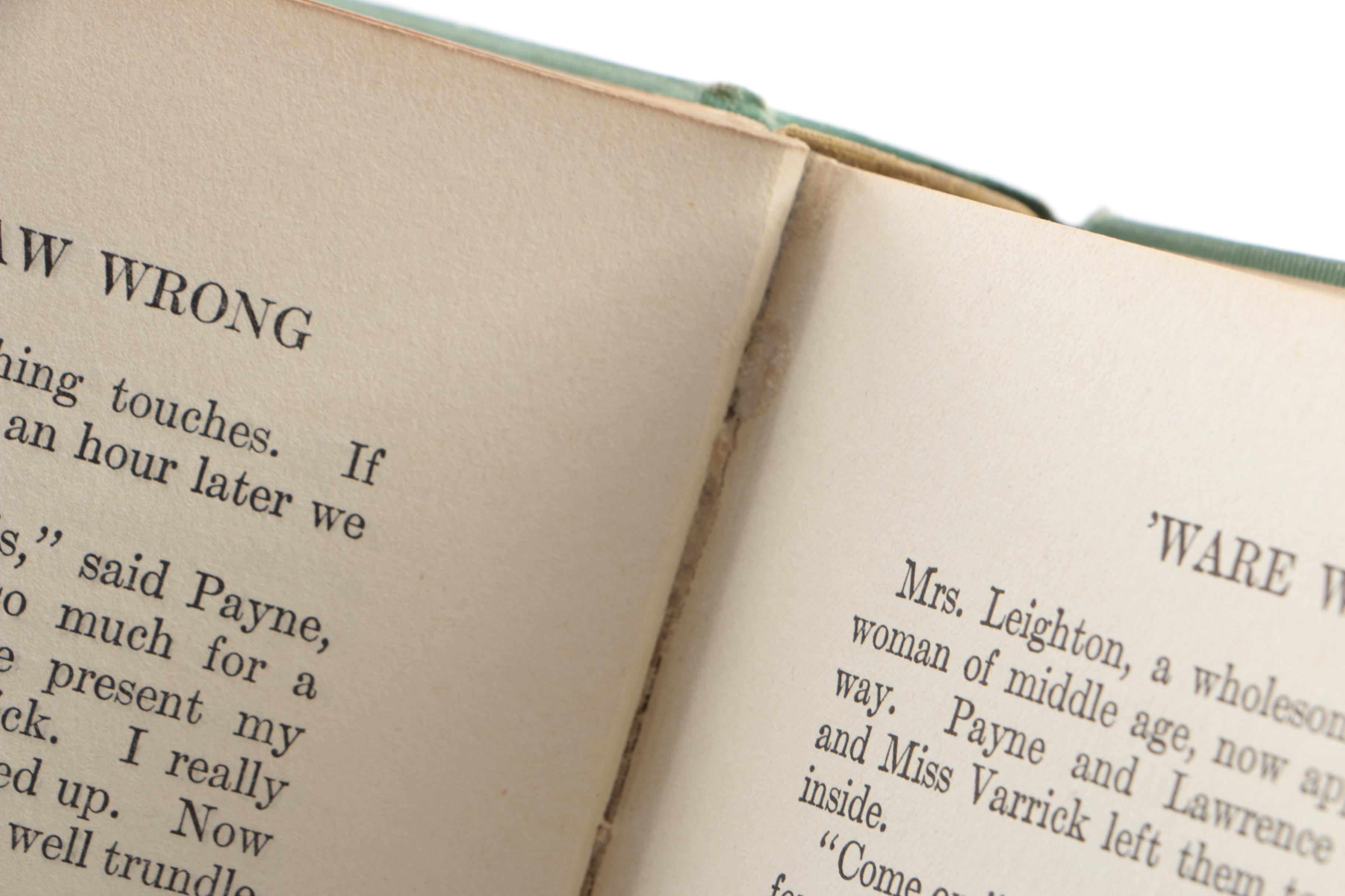 Vintage Fiction Novels