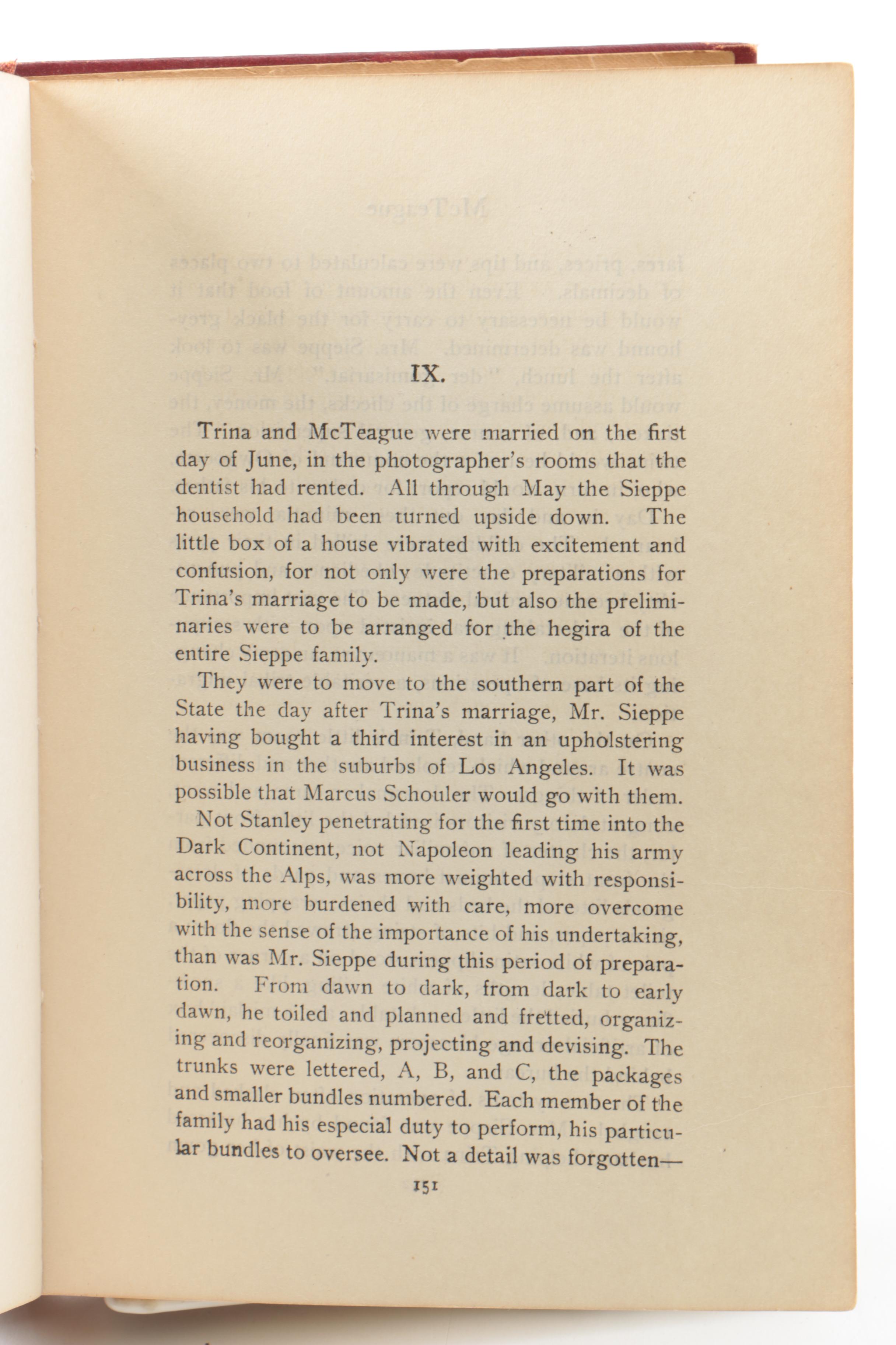 Vintage Fiction Novels