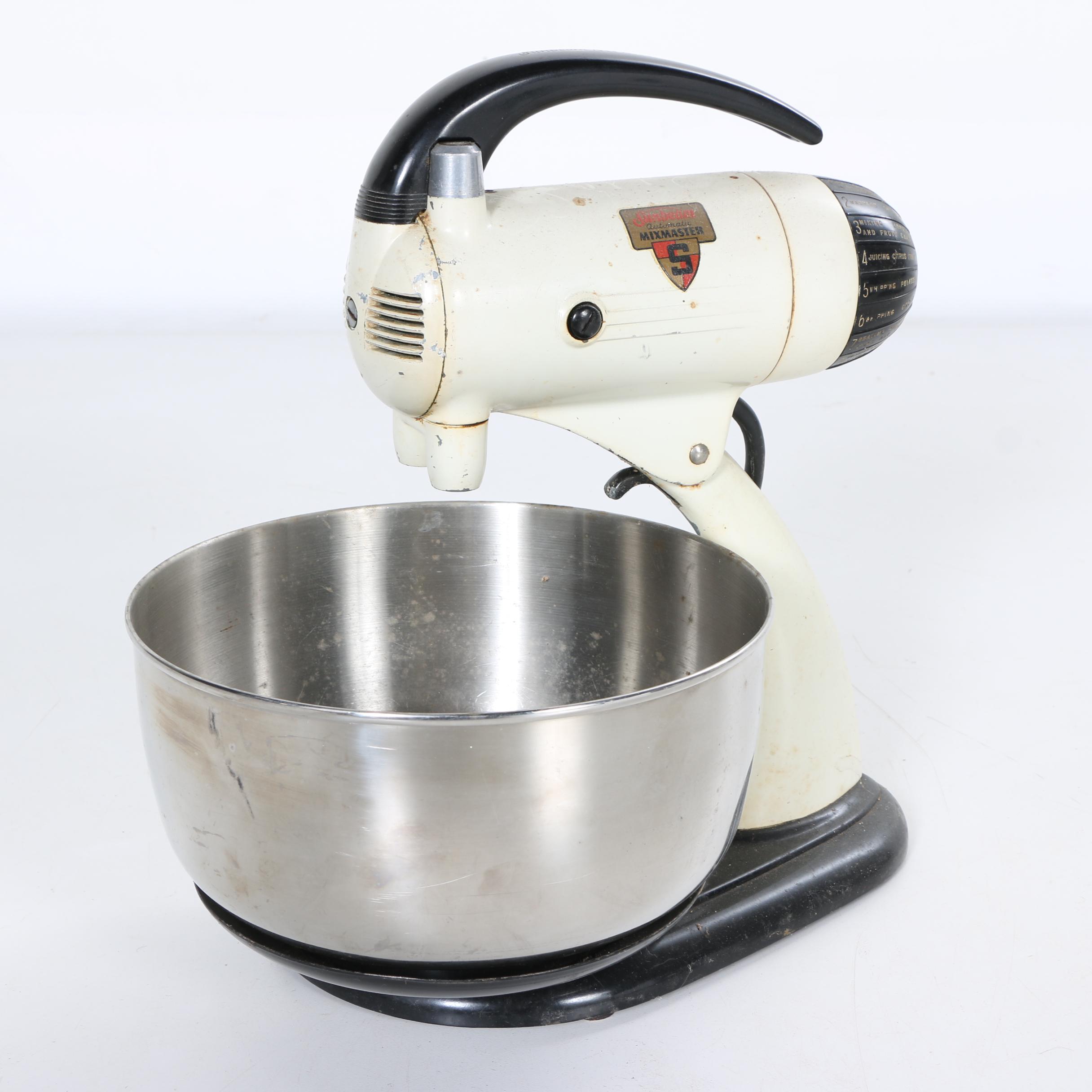 Vintage Sunbeam Automatic Mixmaster Stand Mixers and Toaster