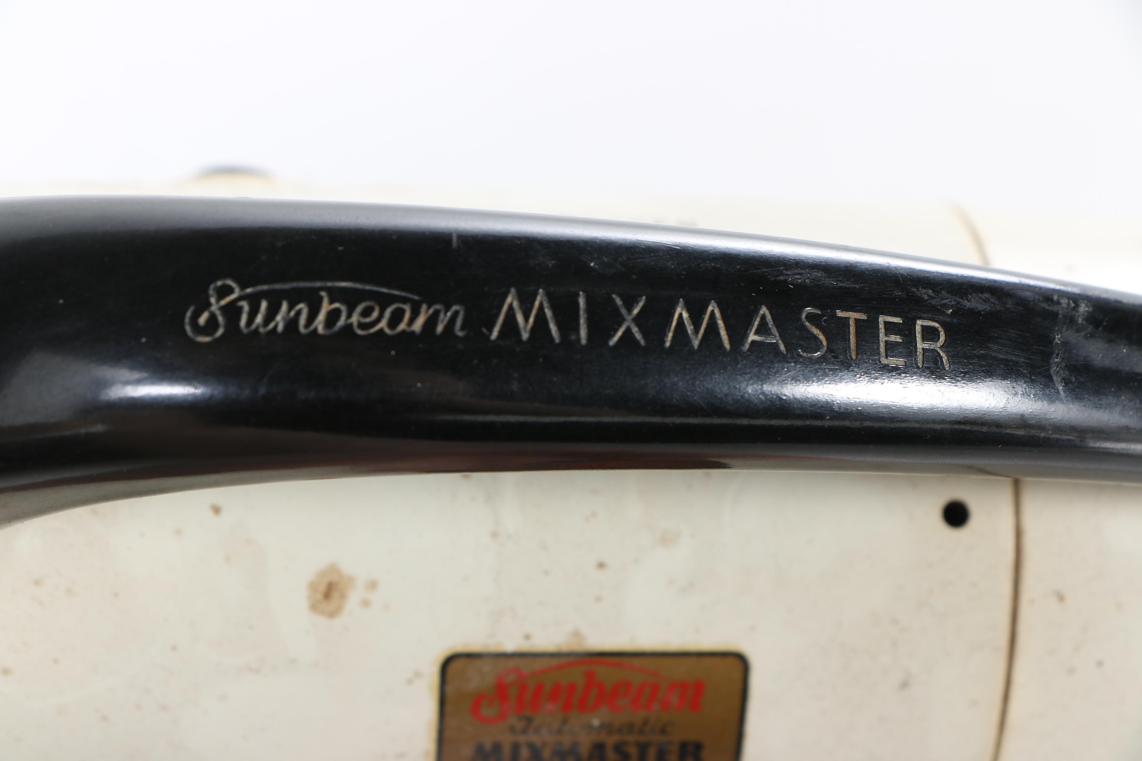 Vintage Sunbeam Automatic Mixmaster Stand Mixers and Toaster