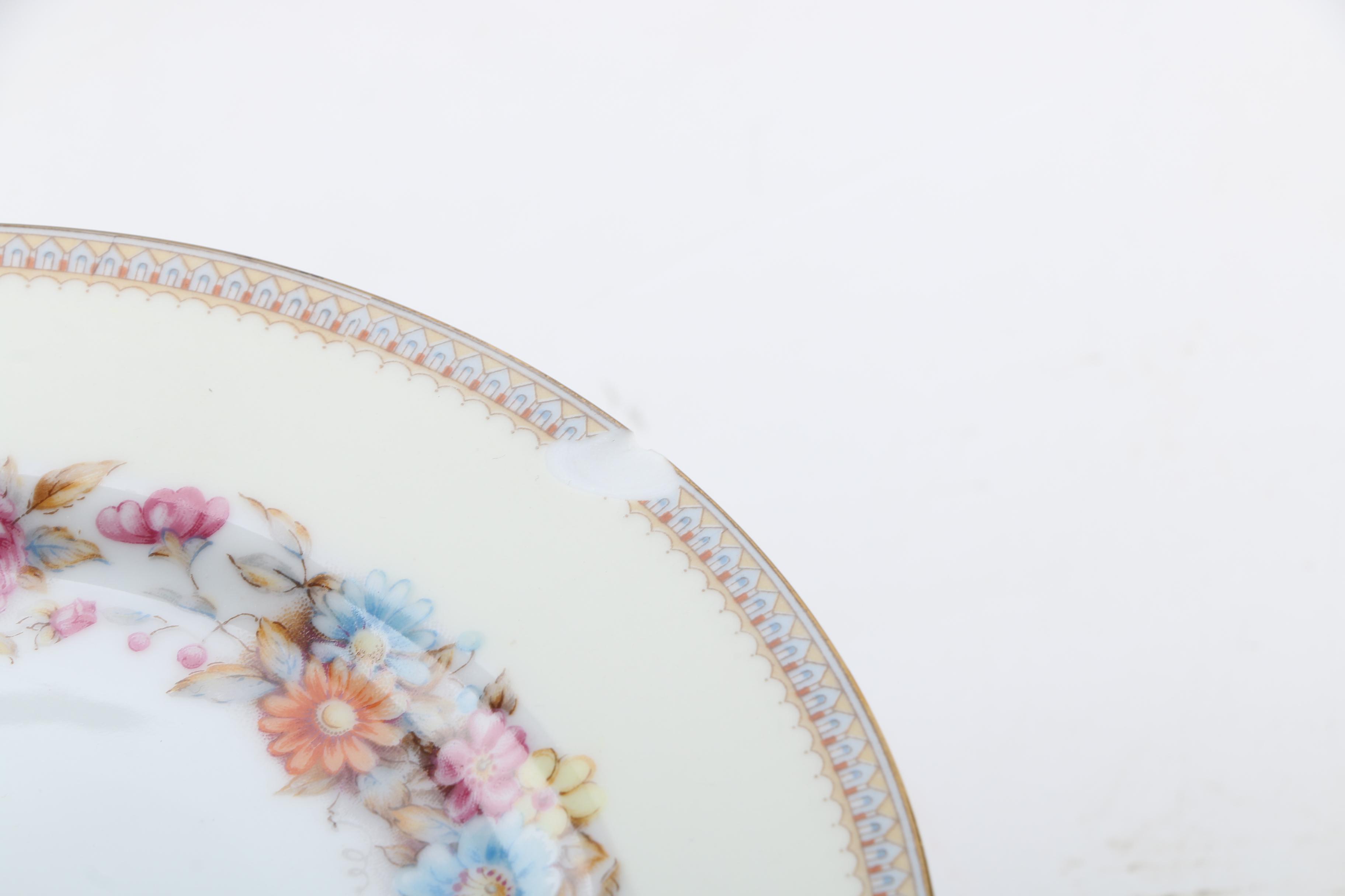 Vintage Jyoto Japanese Porcelain Dinnerware 1940s