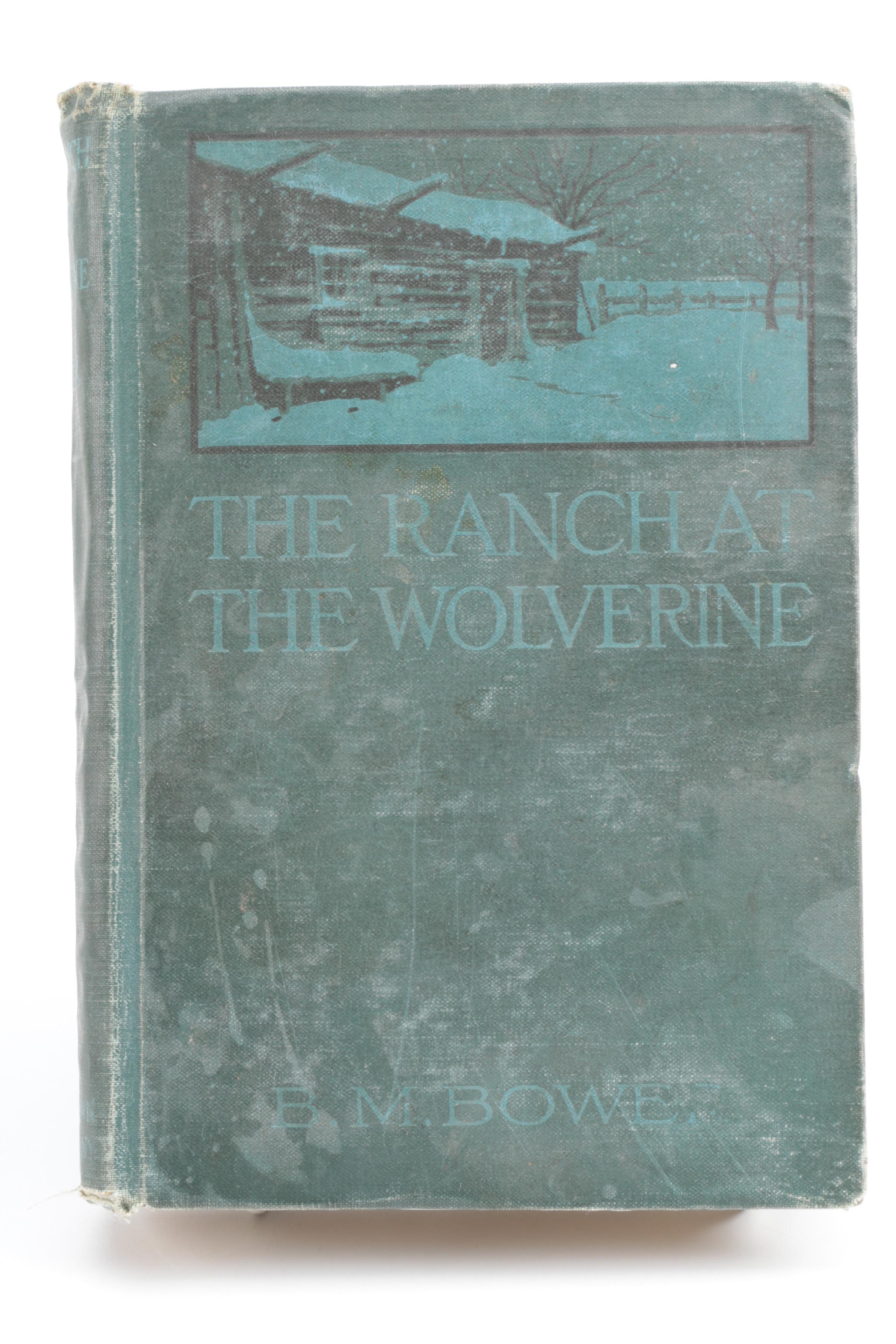 Antique Western Novels and Vintage Spanish-English Dictionary