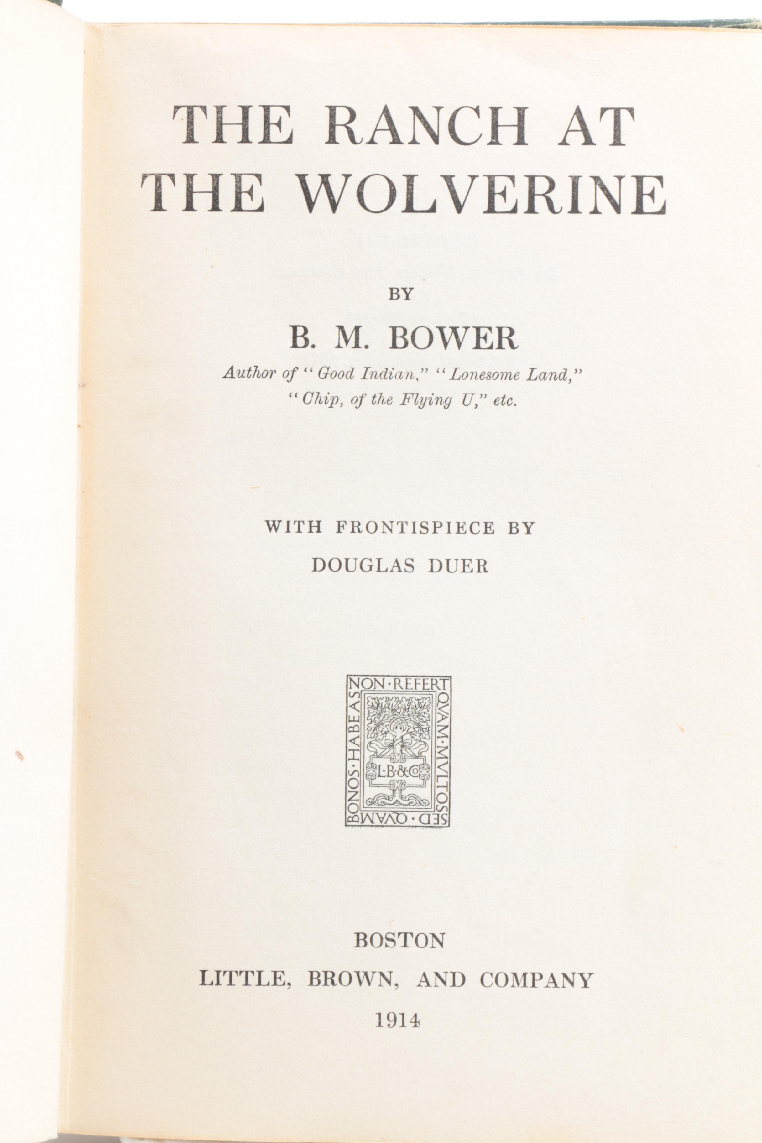 Antique Western Novels and Vintage Spanish-English Dictionary