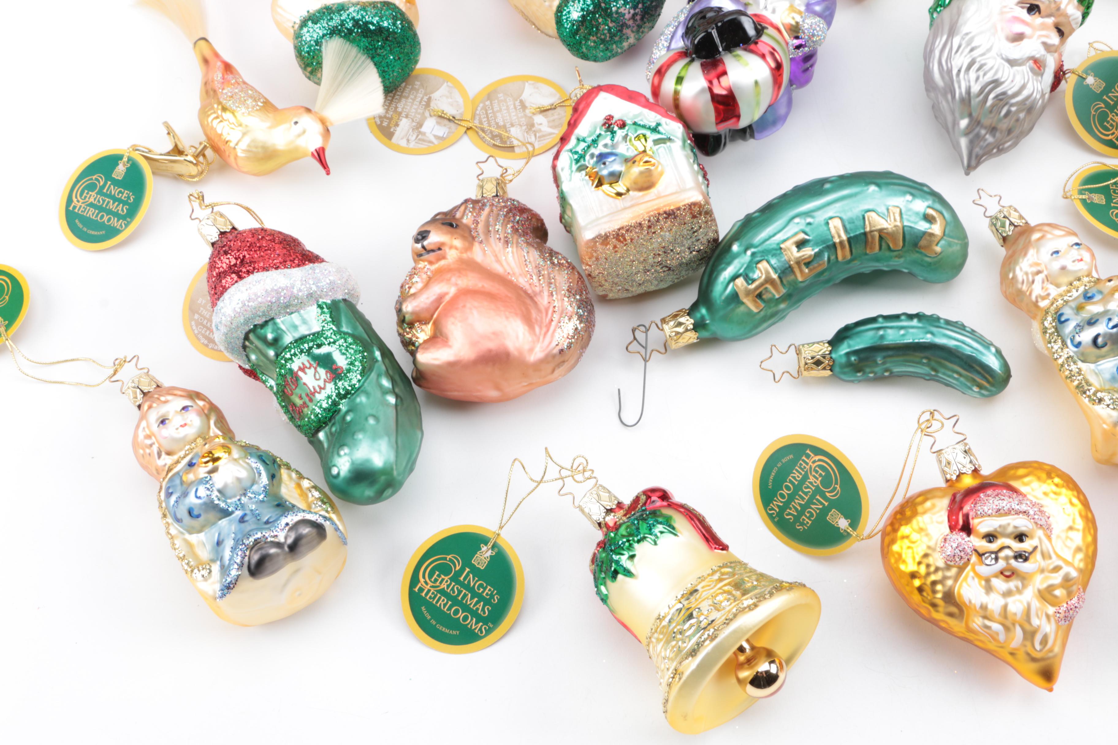 Inge's Christmas Heirlooms Christmas Ornaments