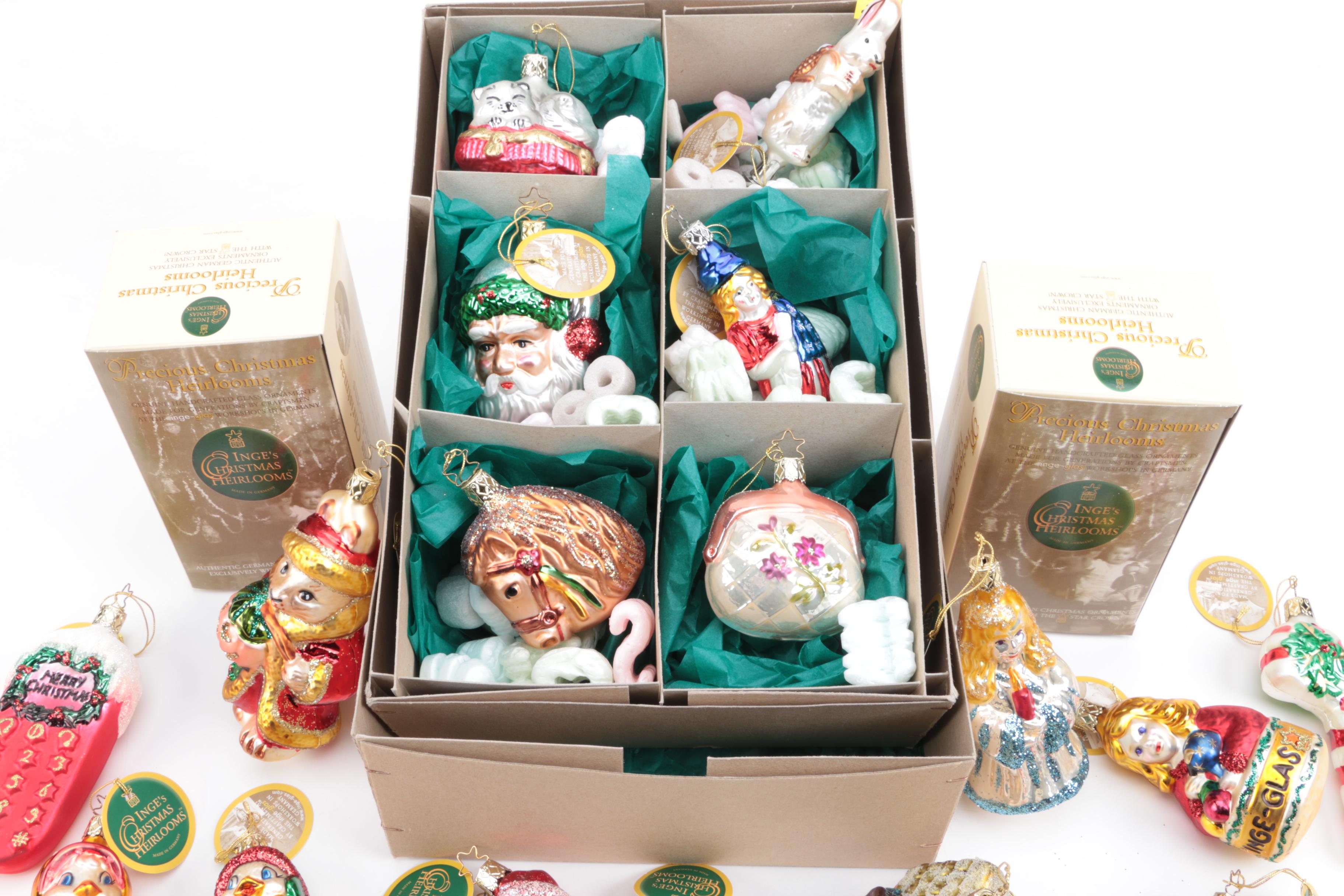 Inge's Christmas Heirlooms Christmas Ornaments