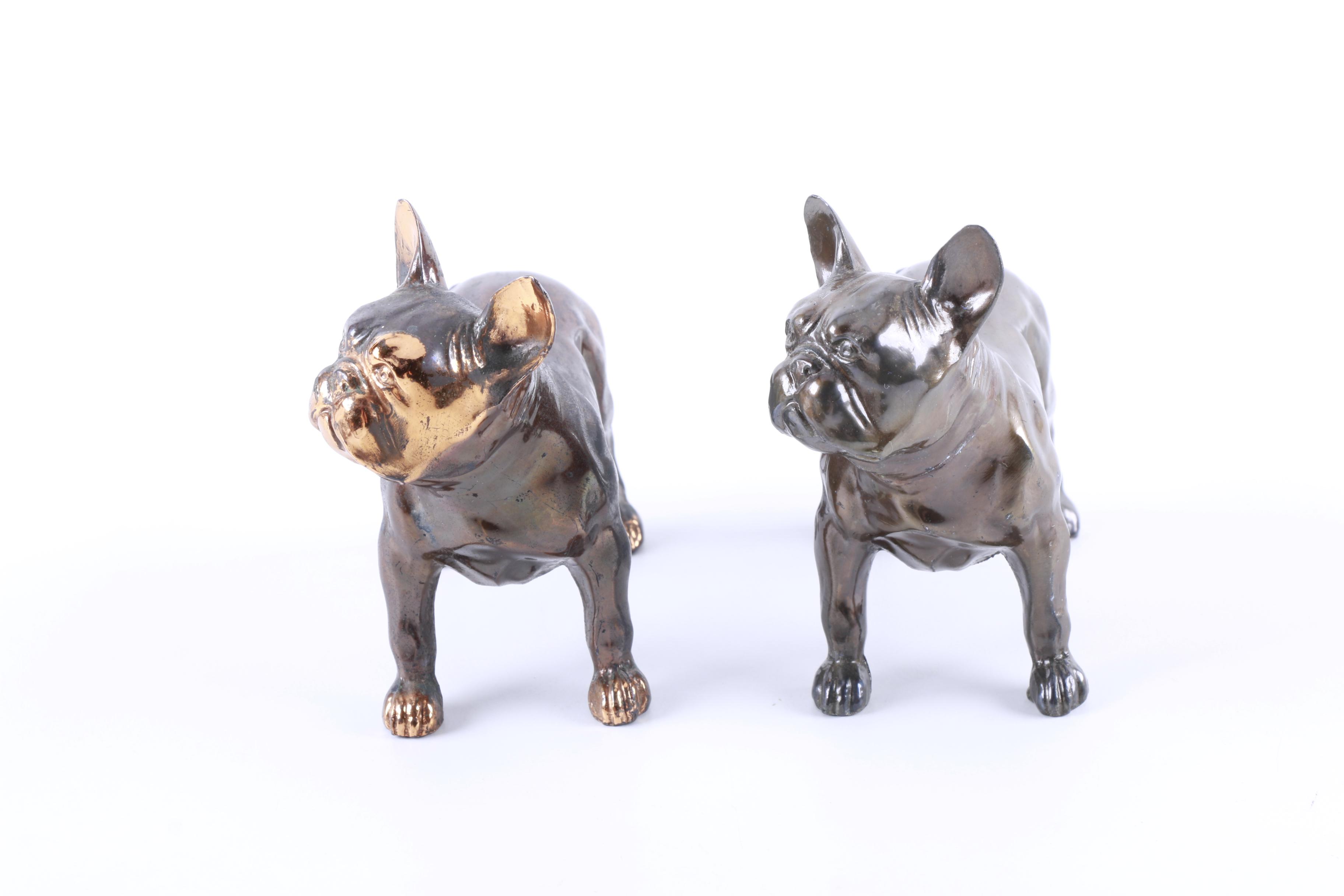 Vintage Metal Dog Figurines