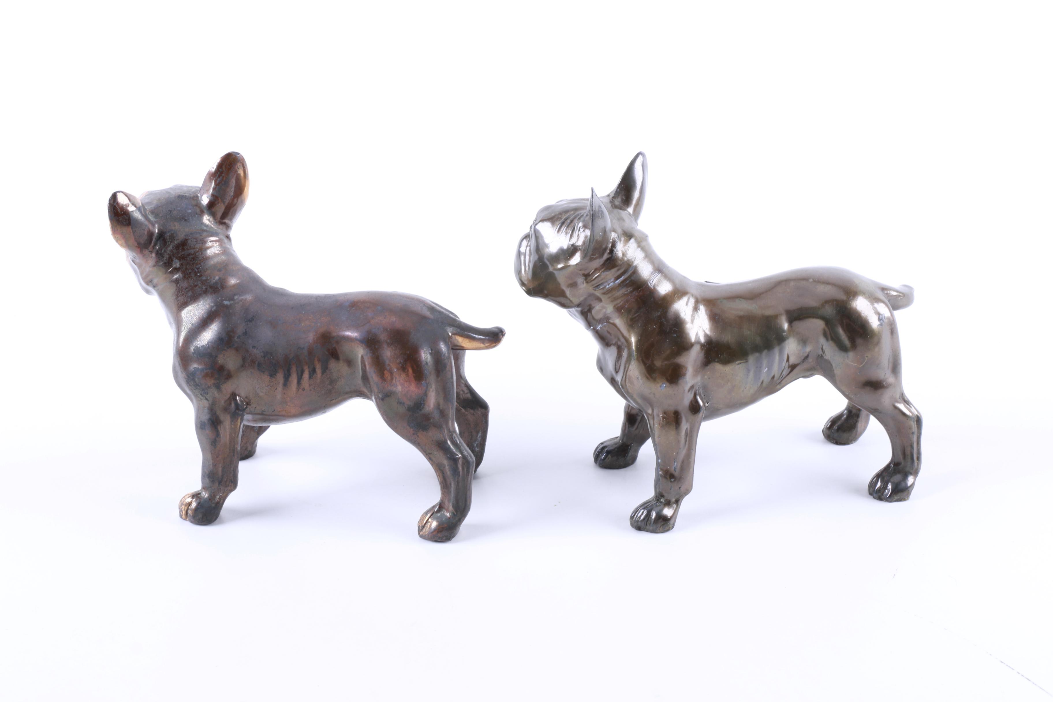 Vintage Metal Dog Figurines