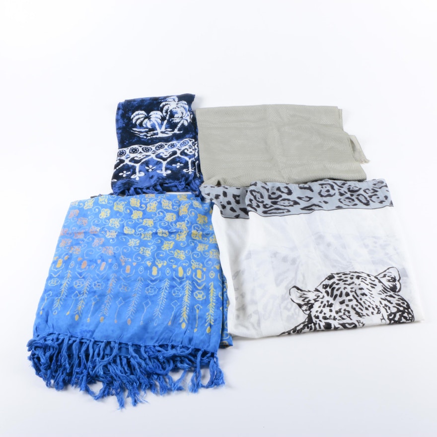 Assortment of Scarves Including Pamela James