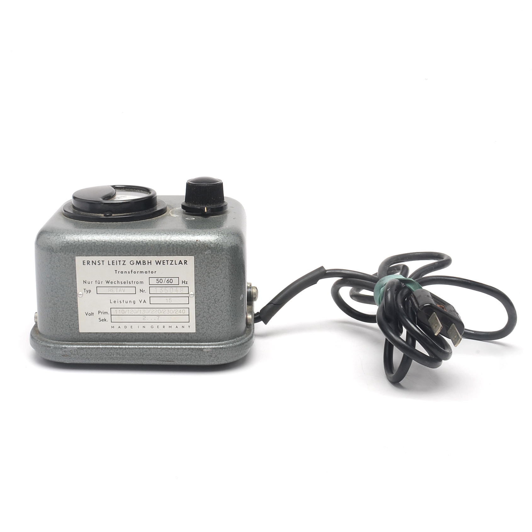 Mid-Century Modern Ernst Leitz Wetzlar Microscope Power Base