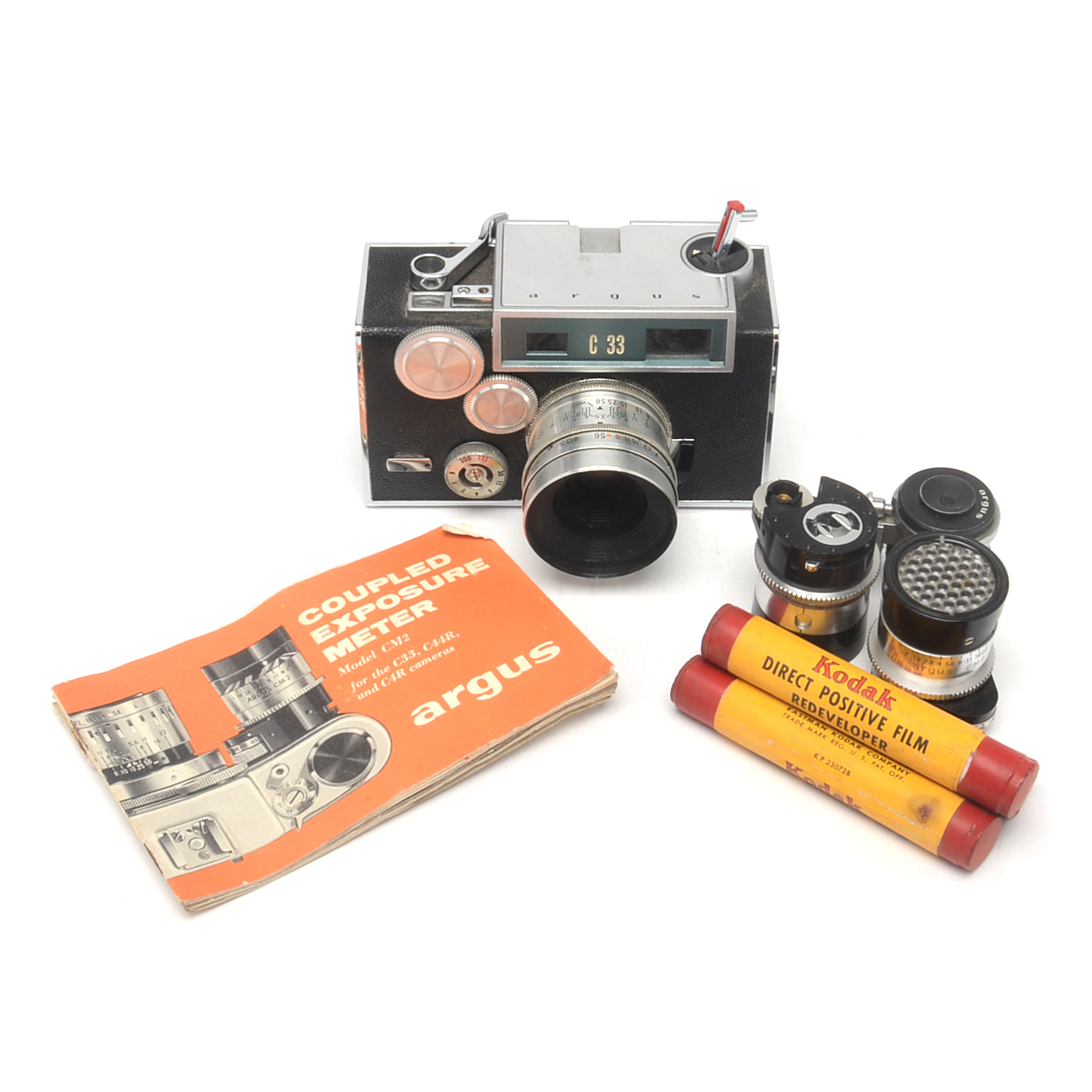 Vintage Argus C33 Camera and Accessories