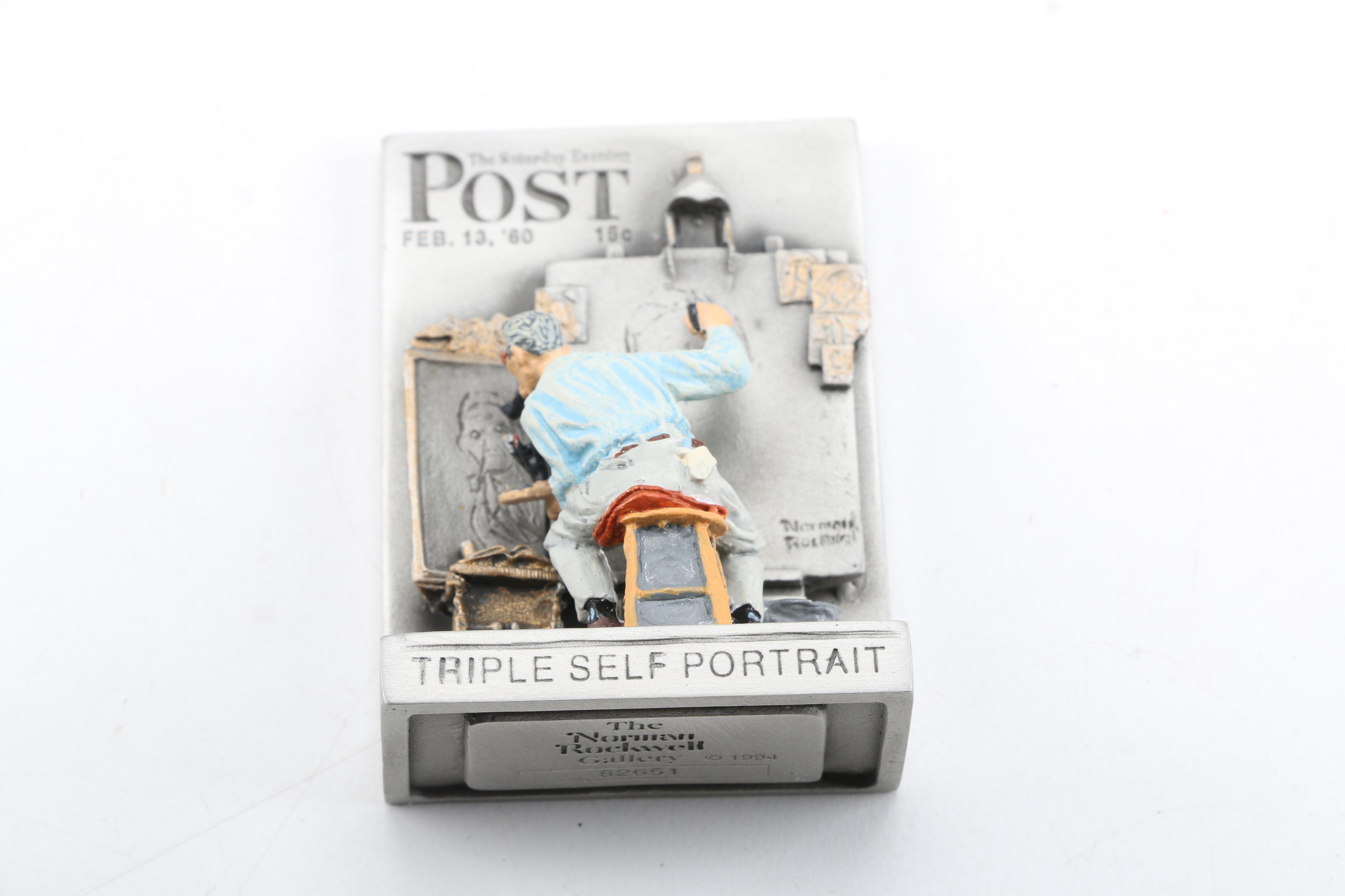 Norman Rockwell Museum Collector Plates and Figurine