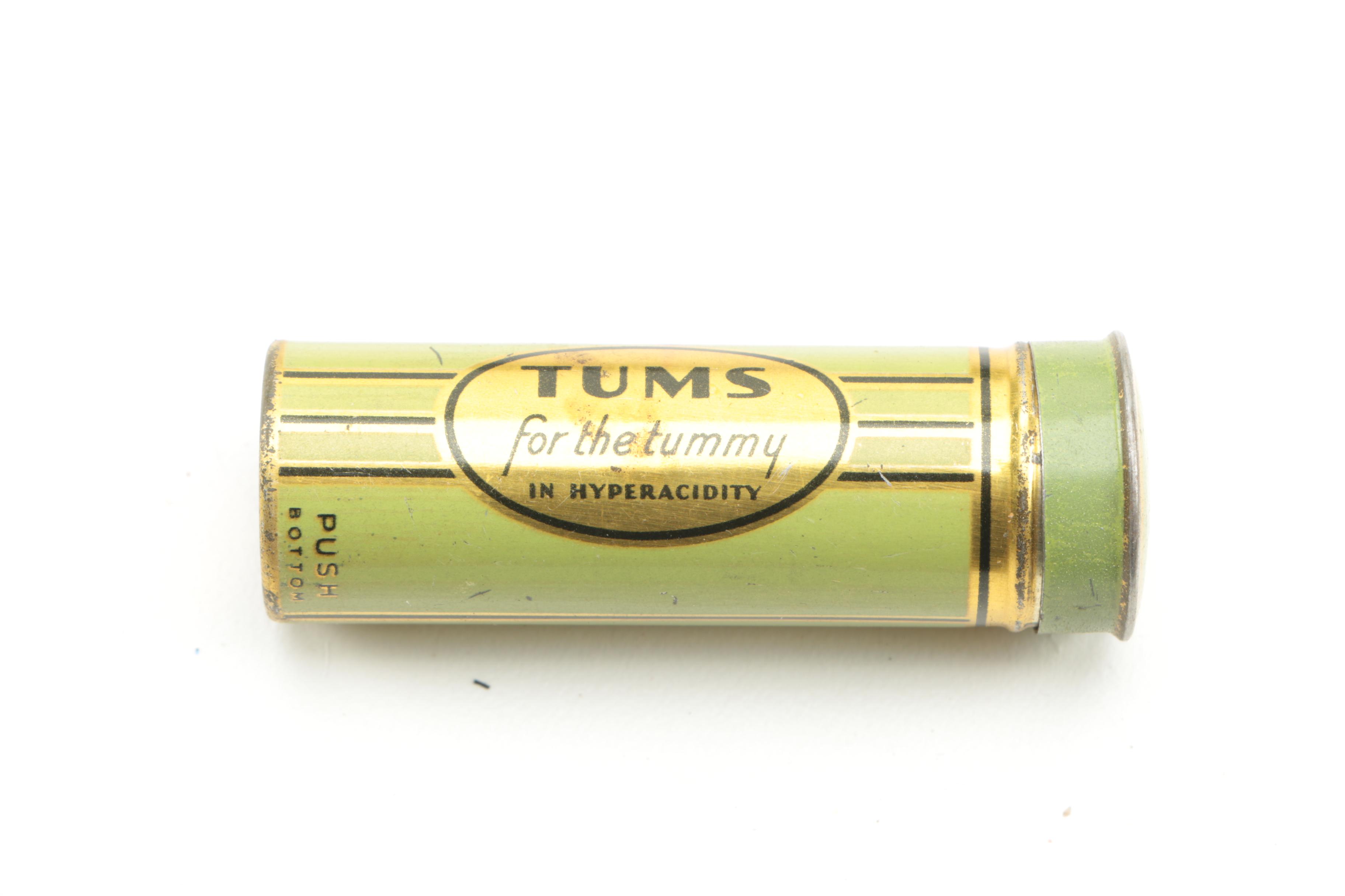 Vintage Cigar and Tums Tins