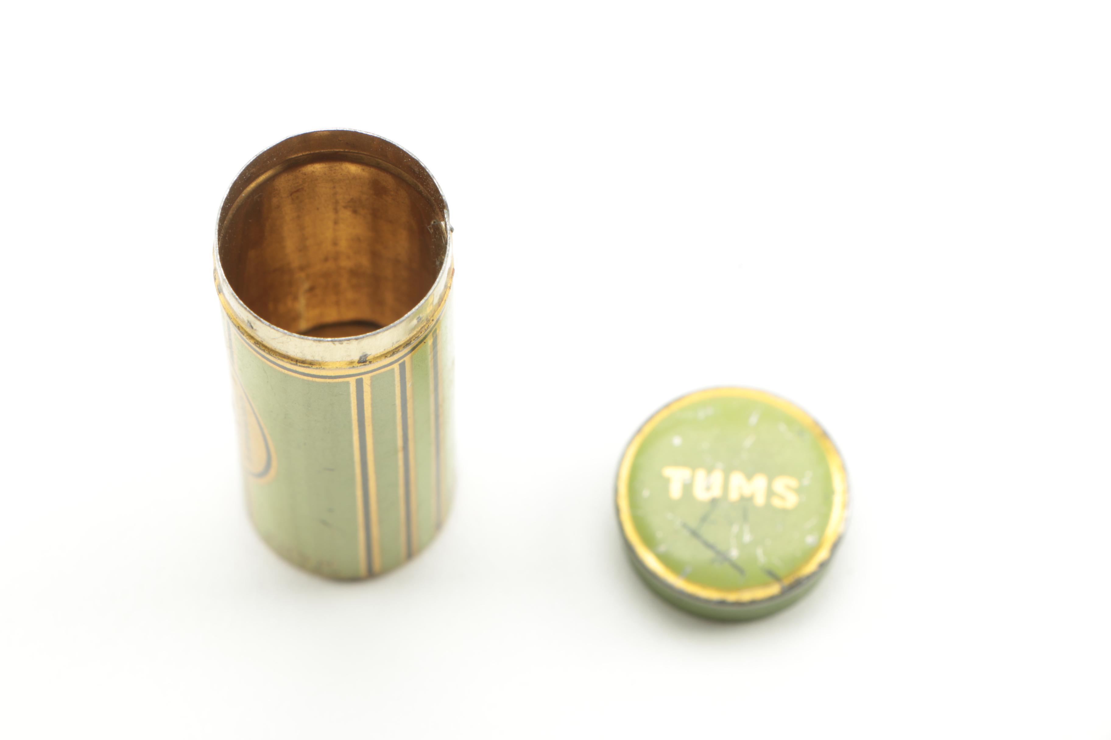 Vintage Cigar and Tums Tins